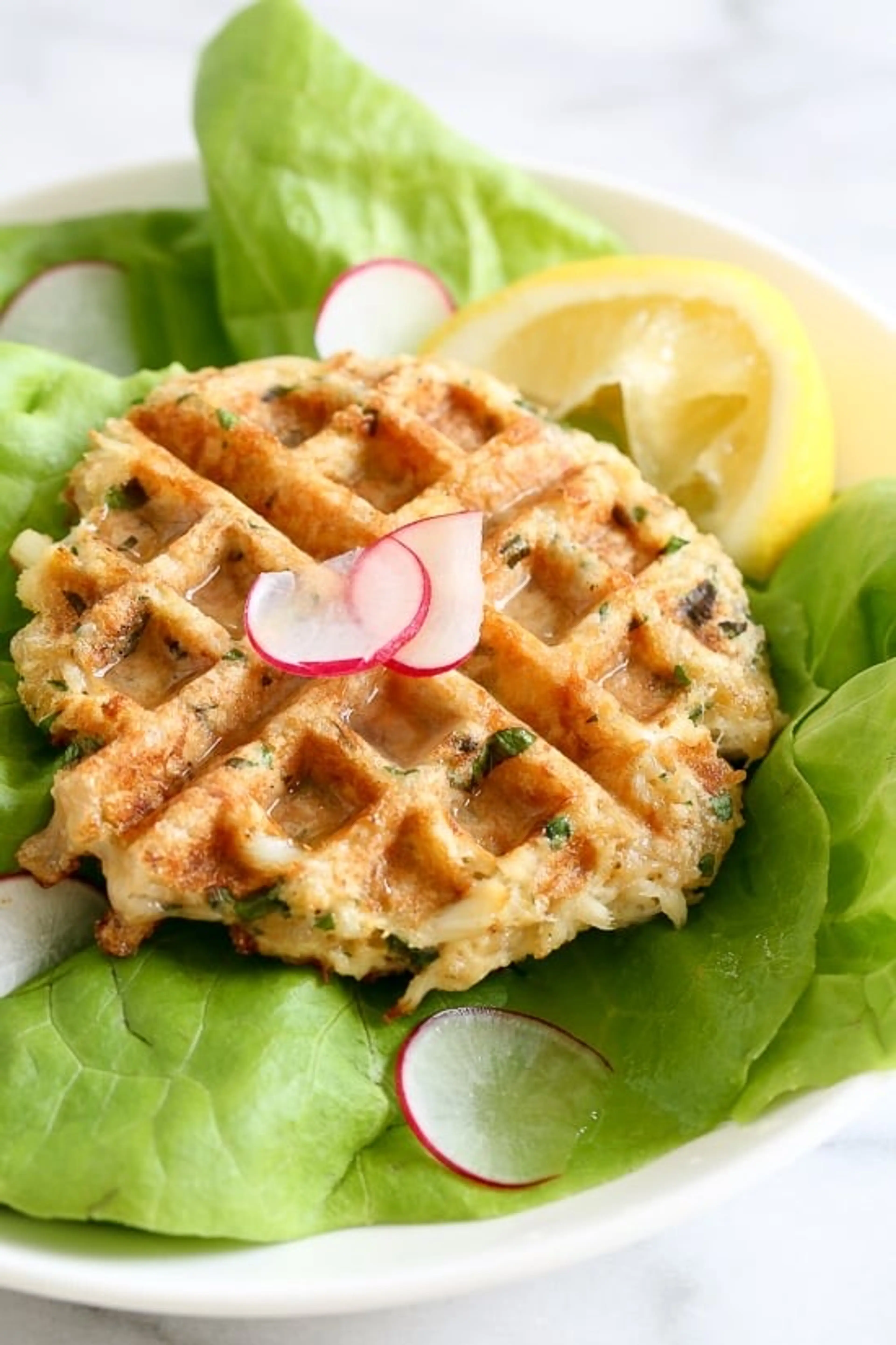 Waffled Crab Cakes