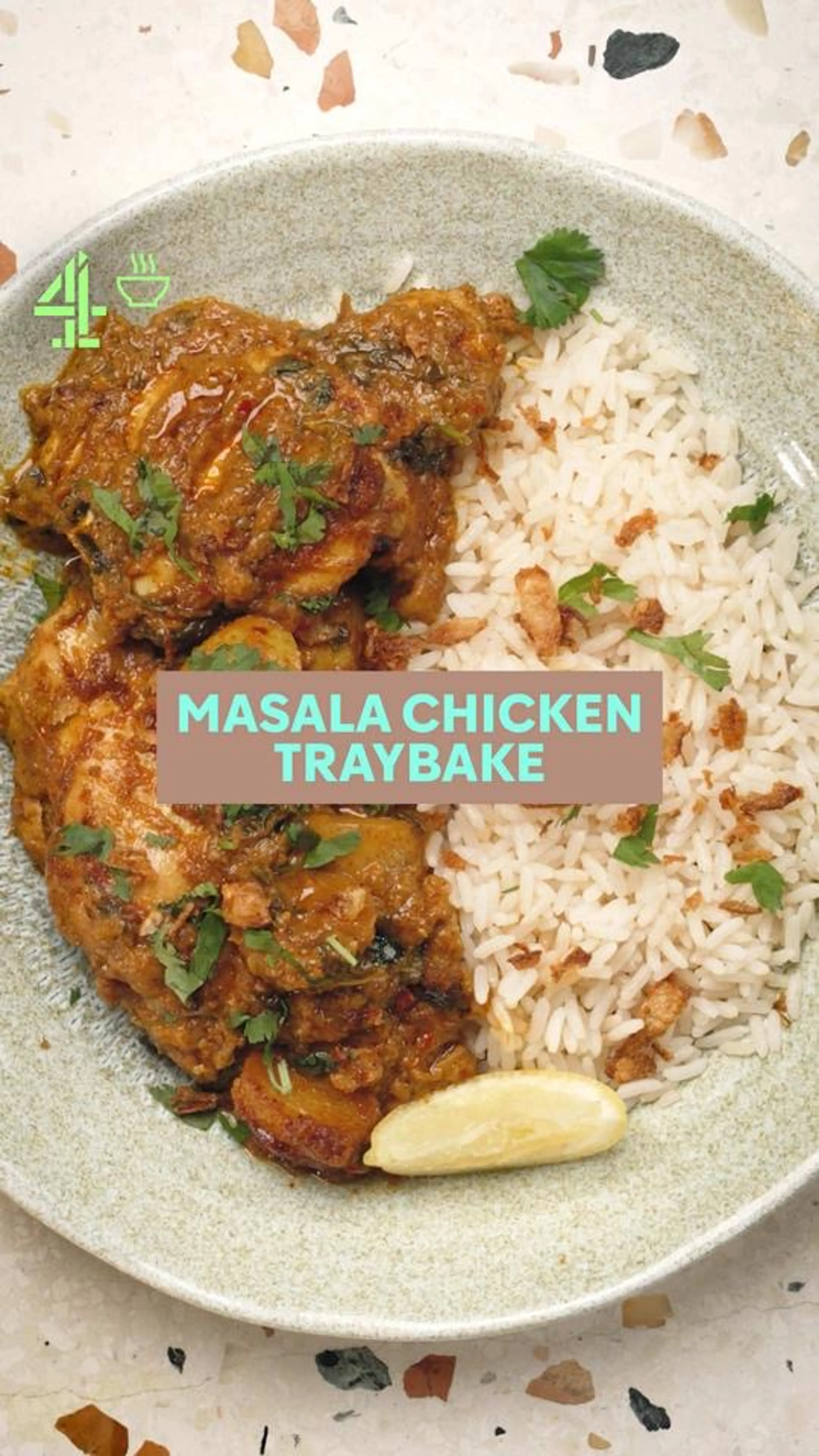 Masala Chicken Traybake