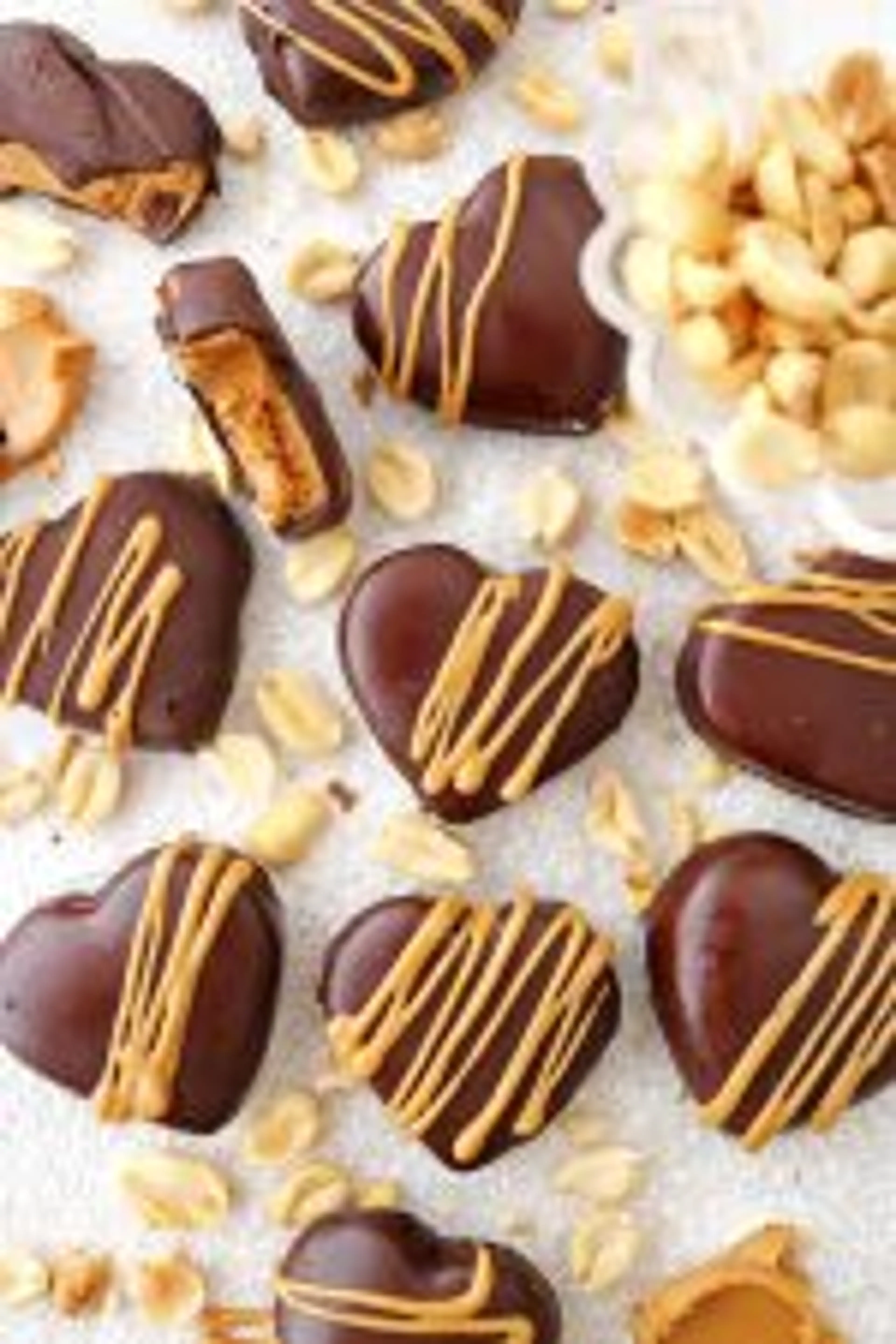 Vegan Peanut Butter Hearts