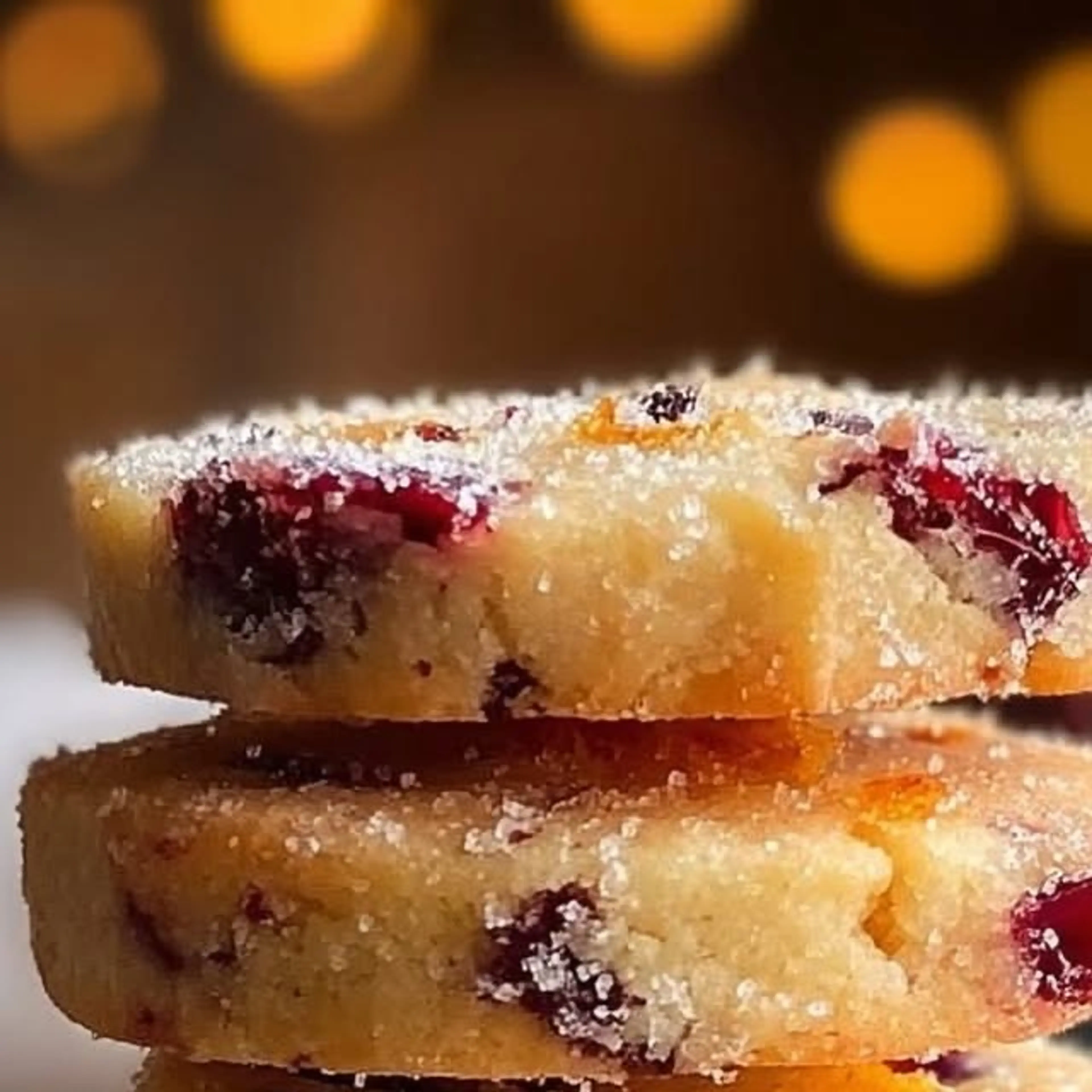 Cranberry Orange Shortbread Cookies — Buttery, Zesty, and Sp