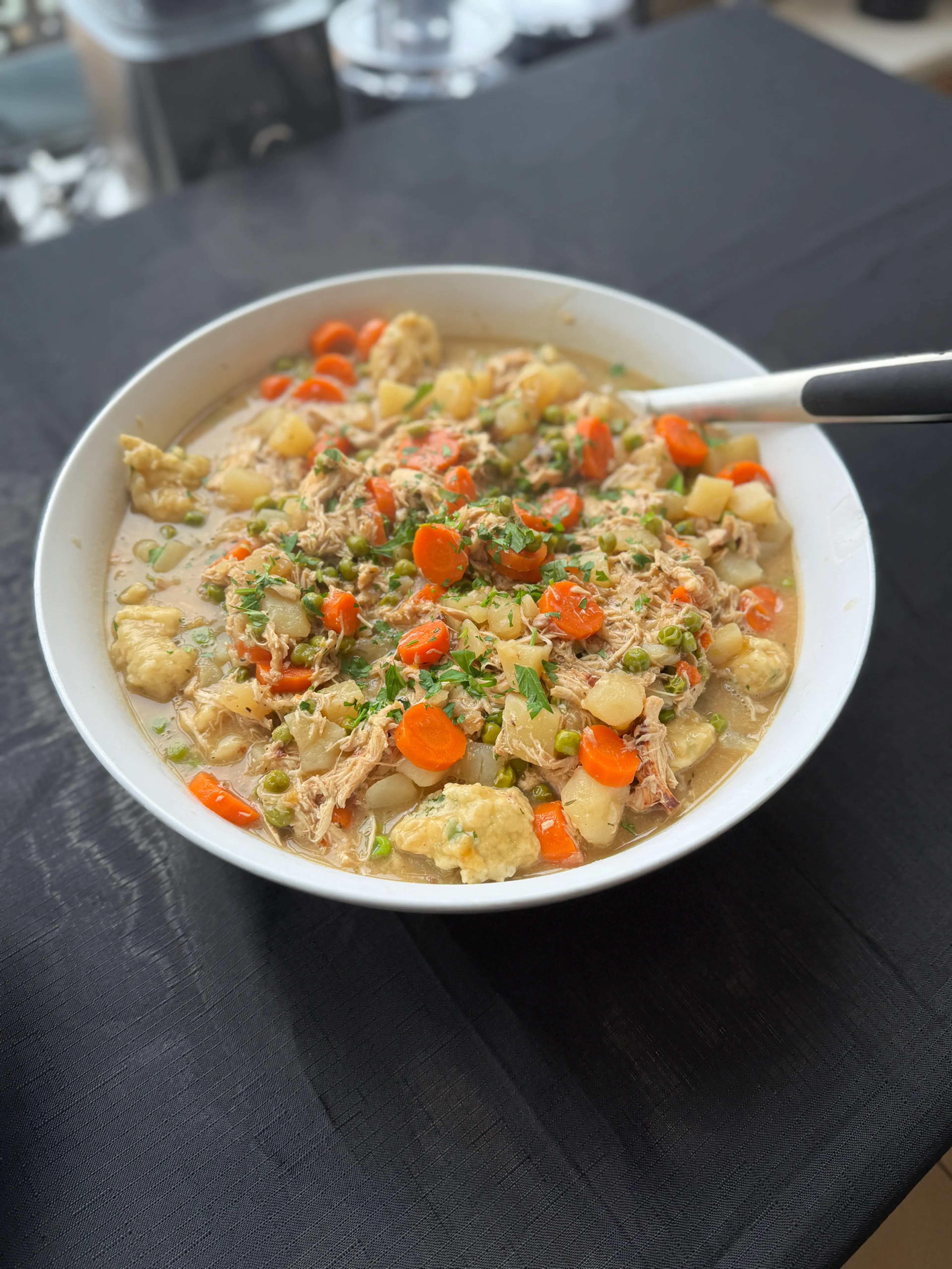Chicken and Dumplings by Gale Gand