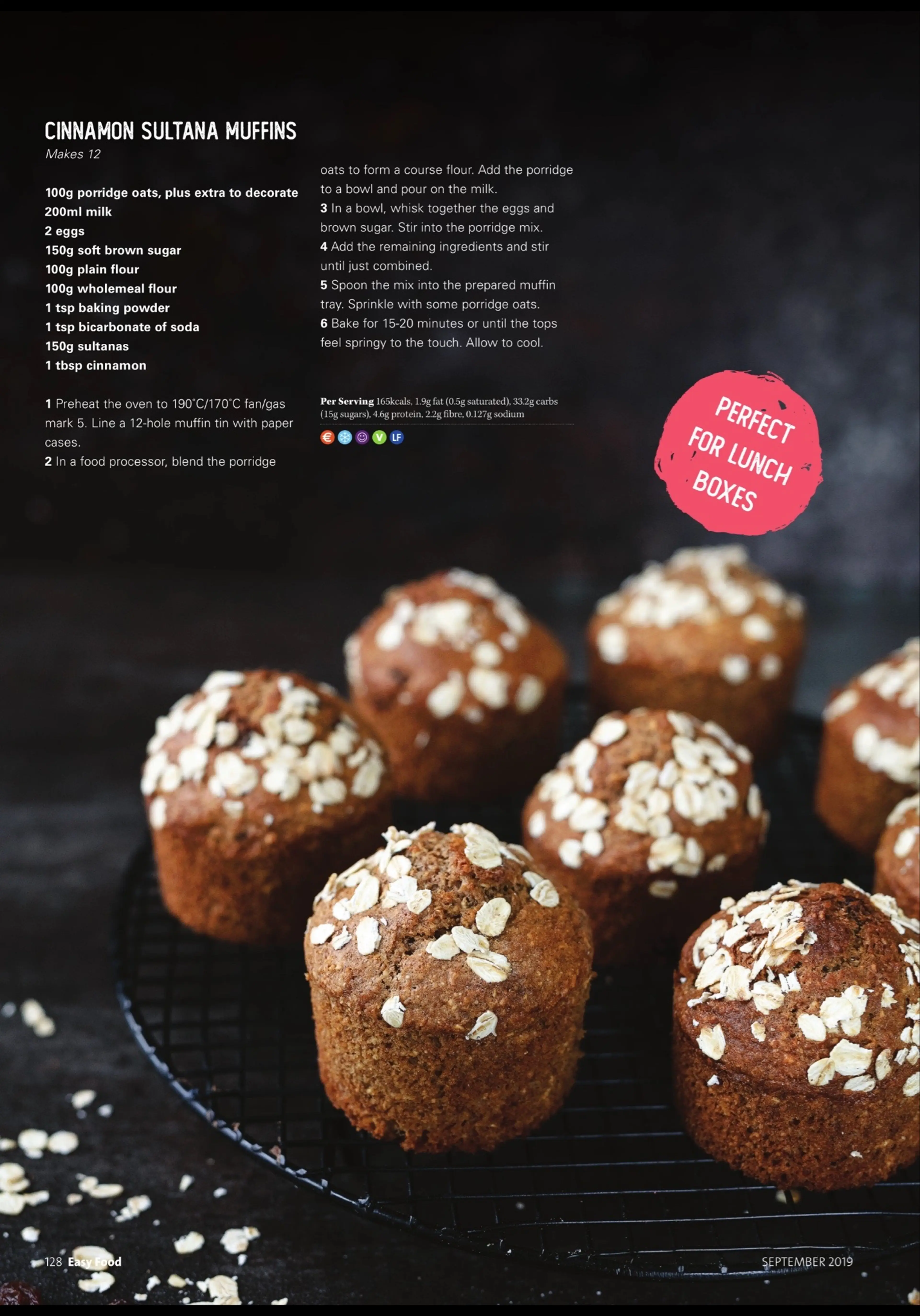 CINNAMON SULTANA MUFFINS