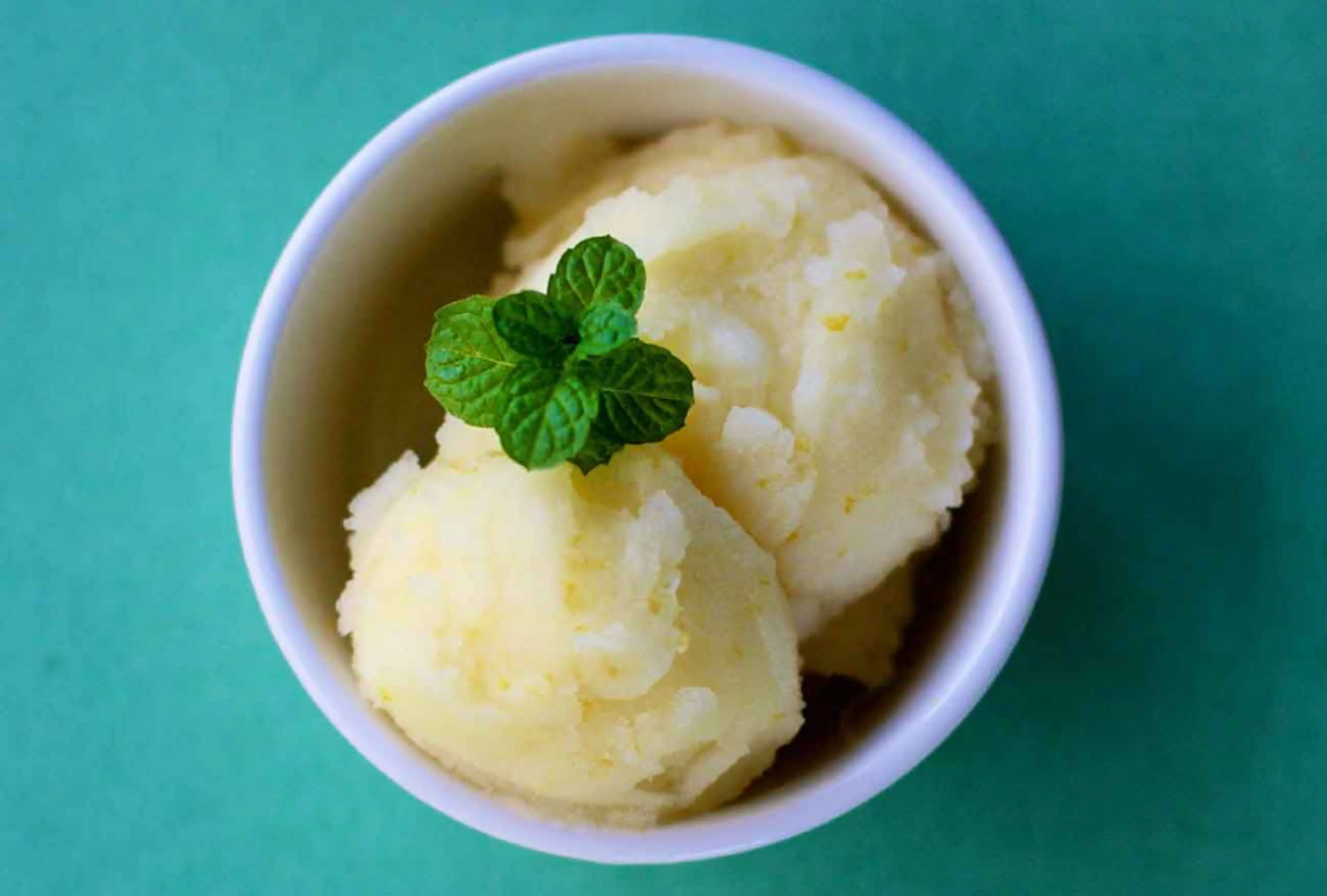 Meyer Lemon Sorbet