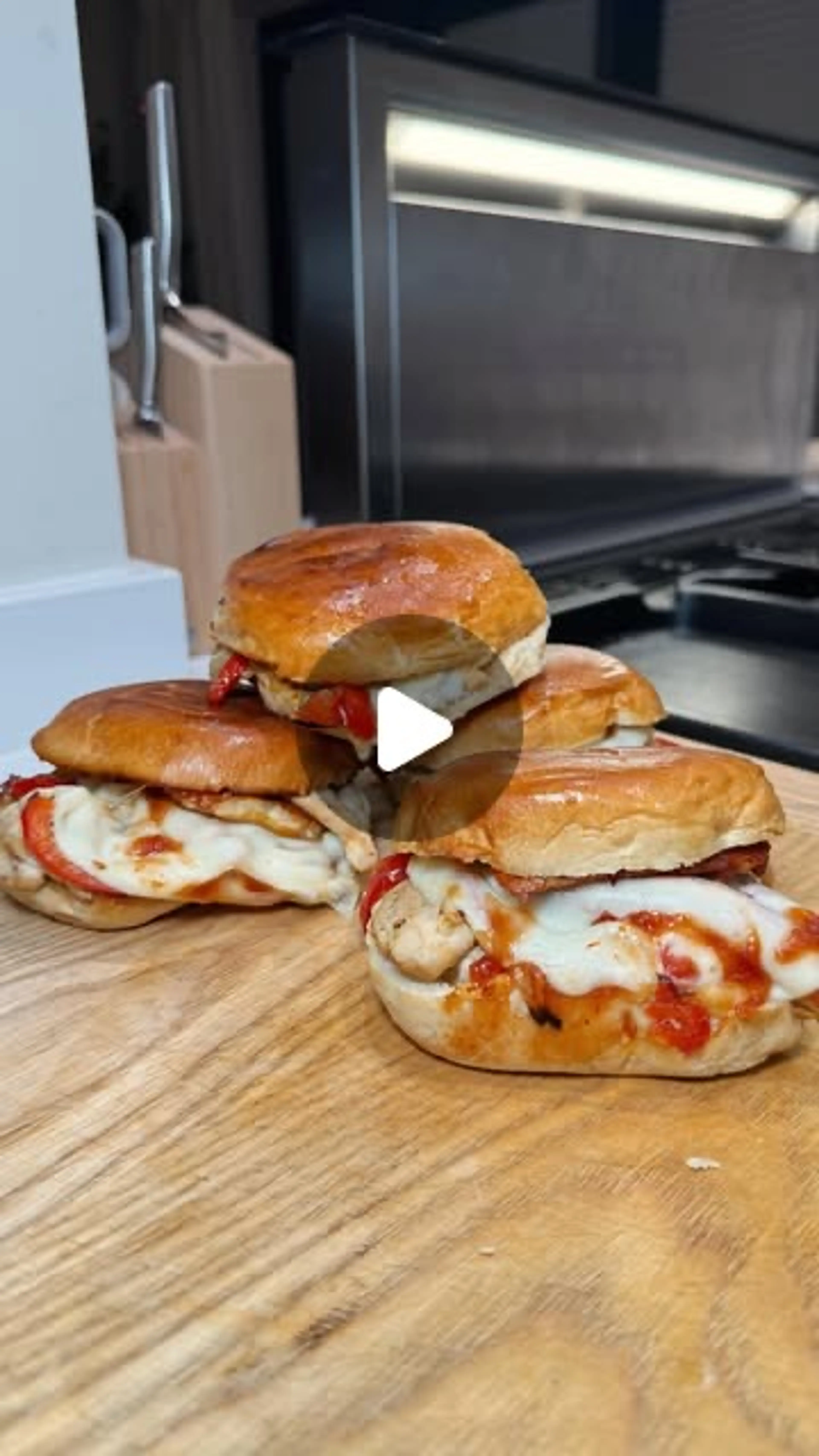 Air Fryer Nandos Brioche Burgers