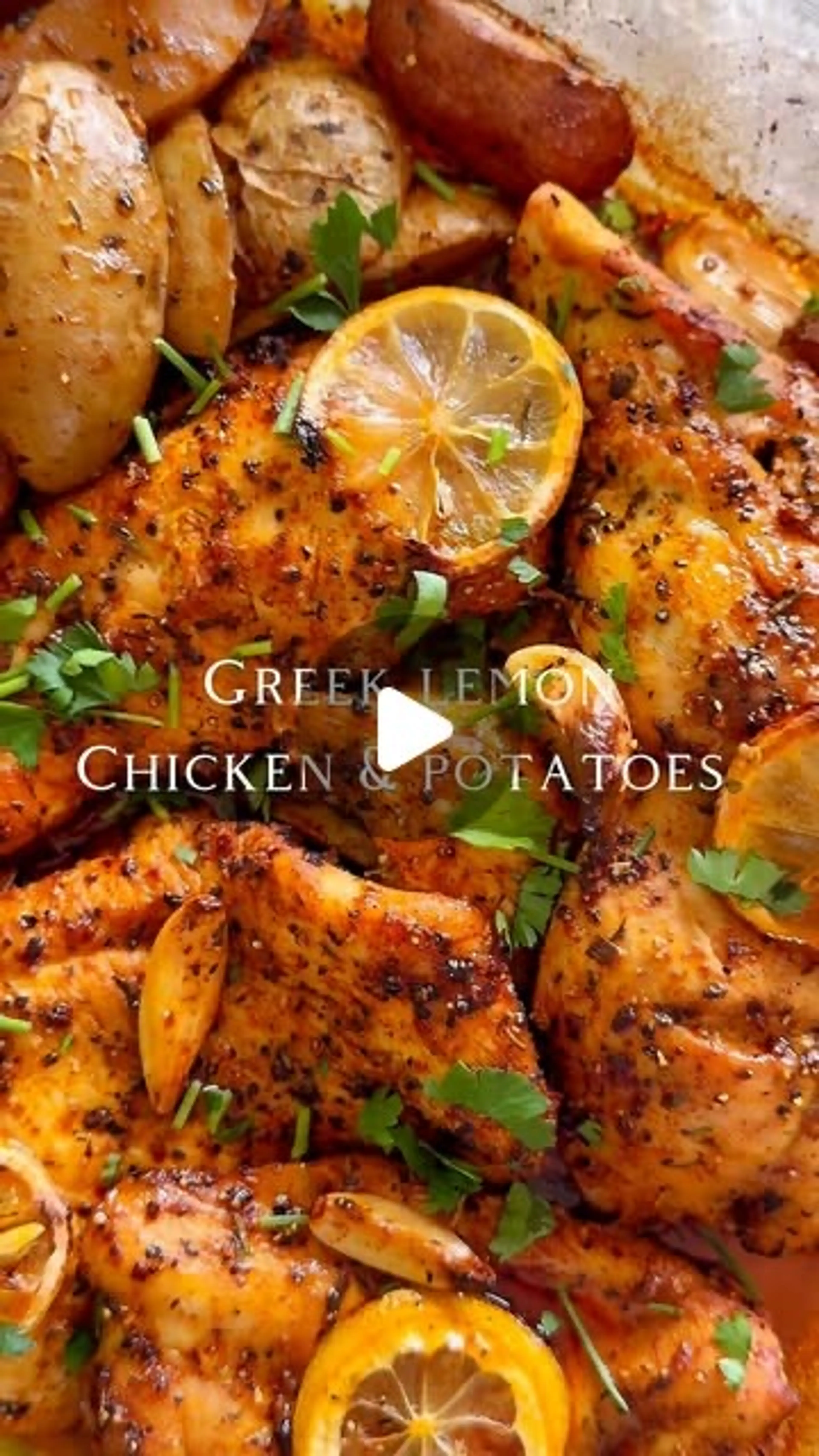 Roasted to Perfection in a Lemon-garlic Marinade with Oregan