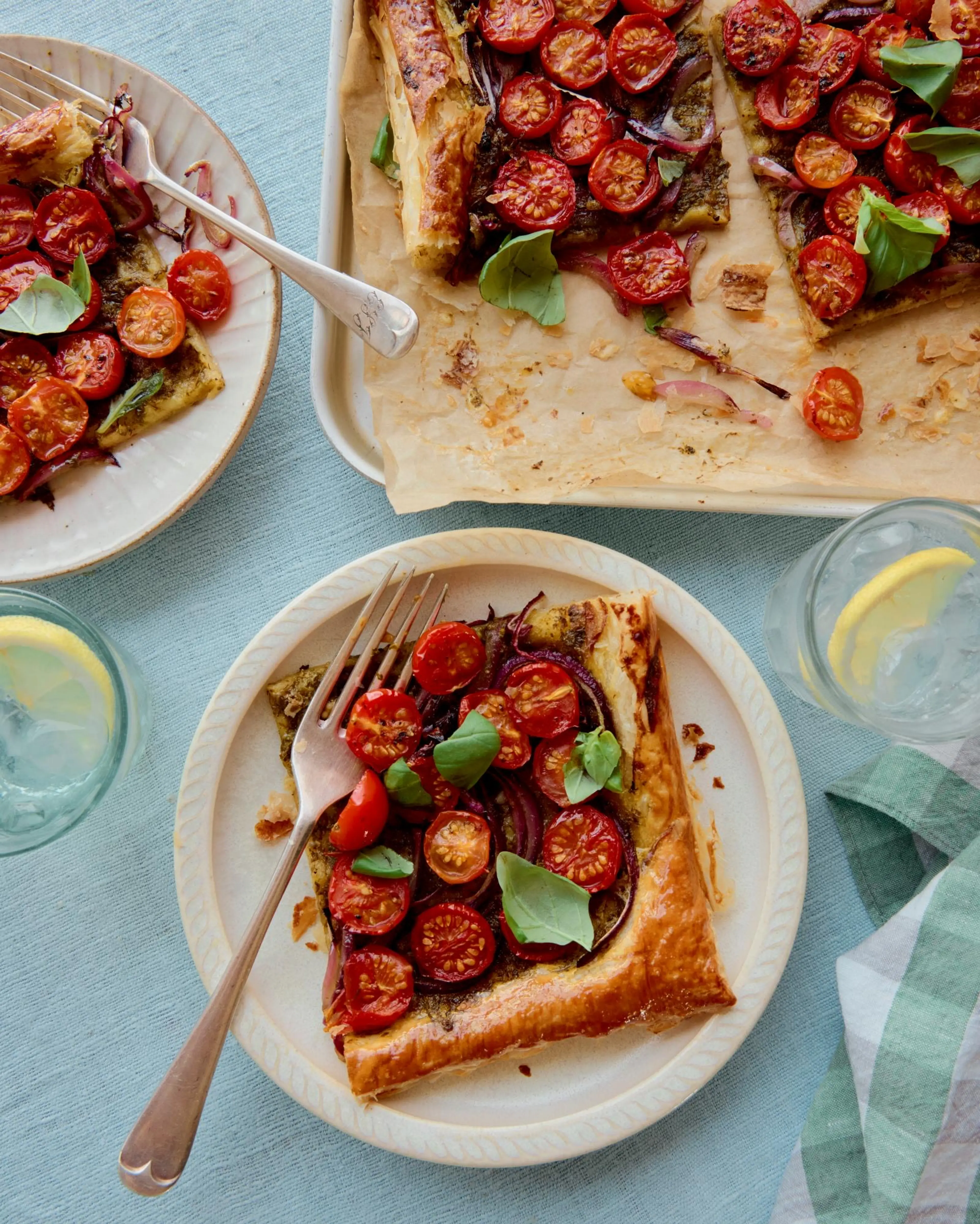 Tomaten-Basilikum-Tarte
