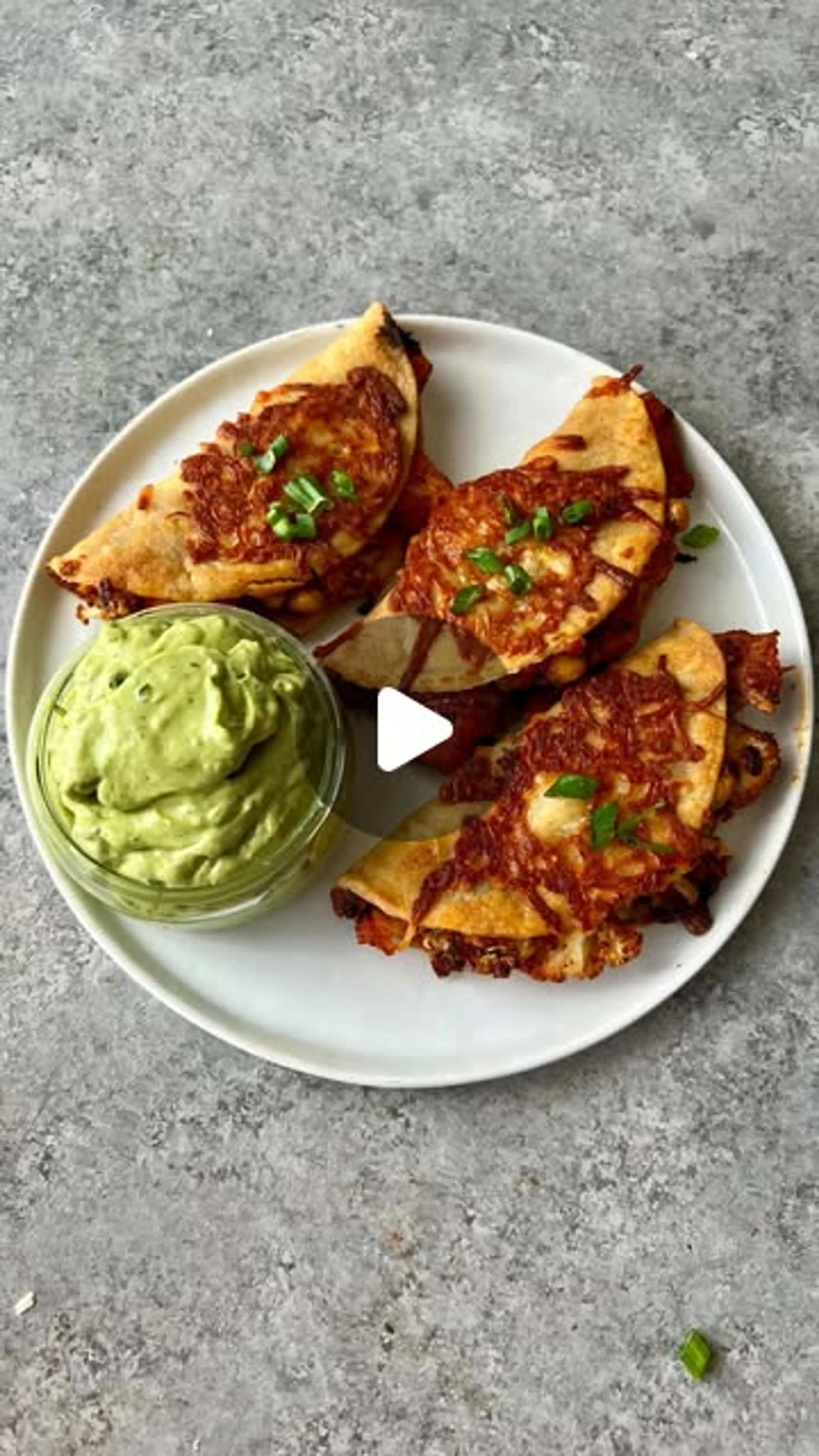 Paprika Cauliflower & Sweet Potato Tacos with Zesty Chickpea