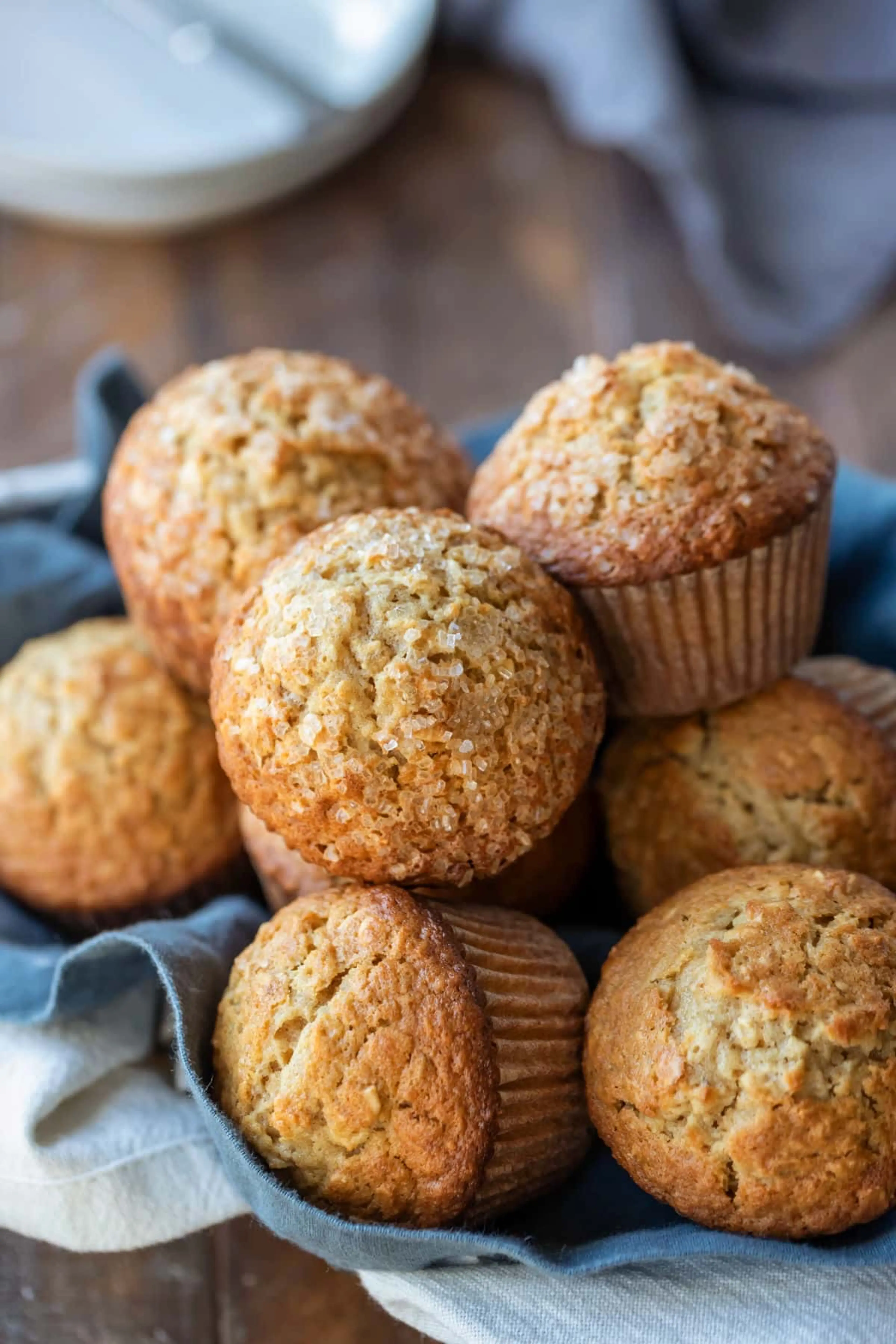 Maple Brown Sugar Oatmeal Muffins