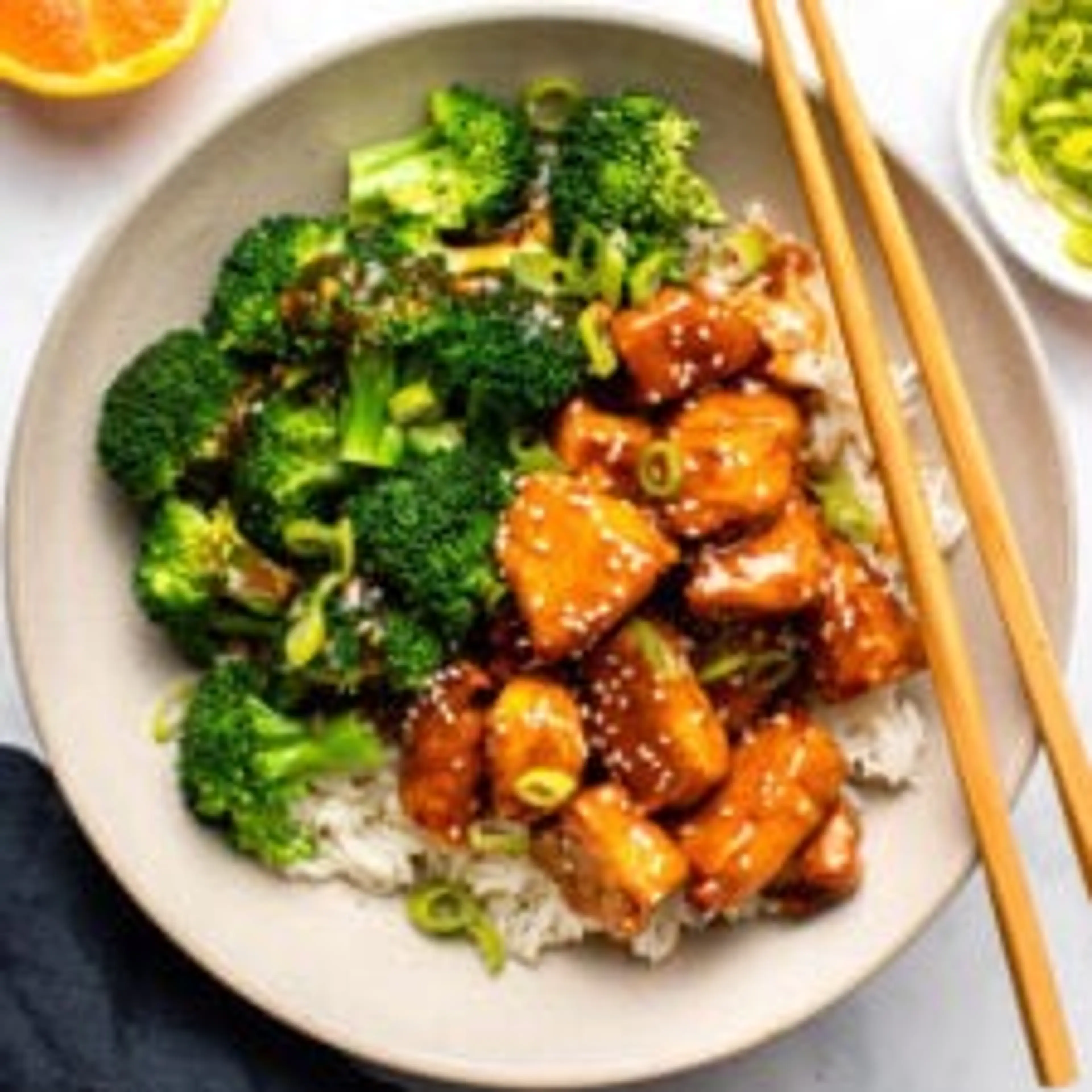 Crispy Orange Tofu