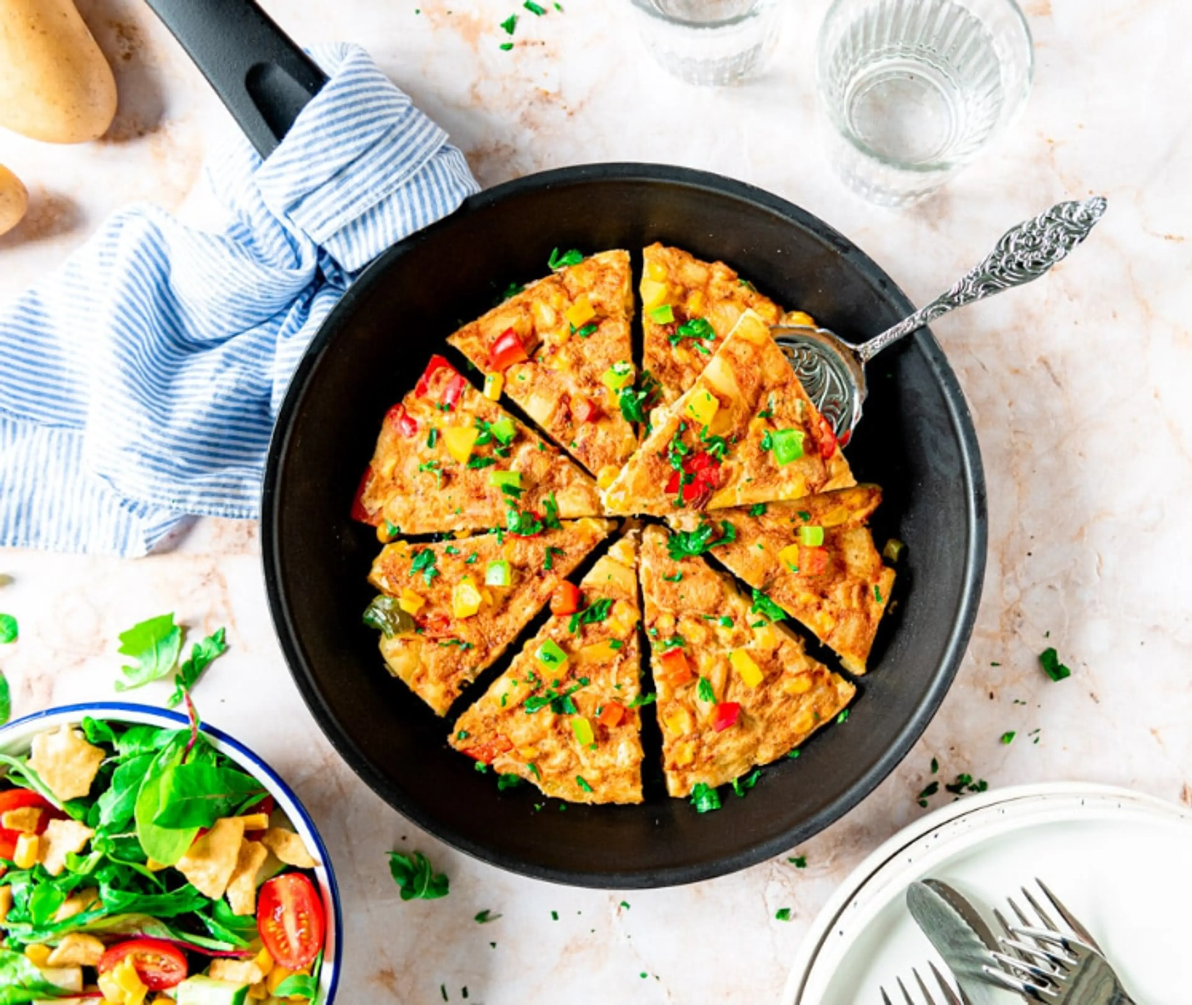 Spaanse aardappeltortilla