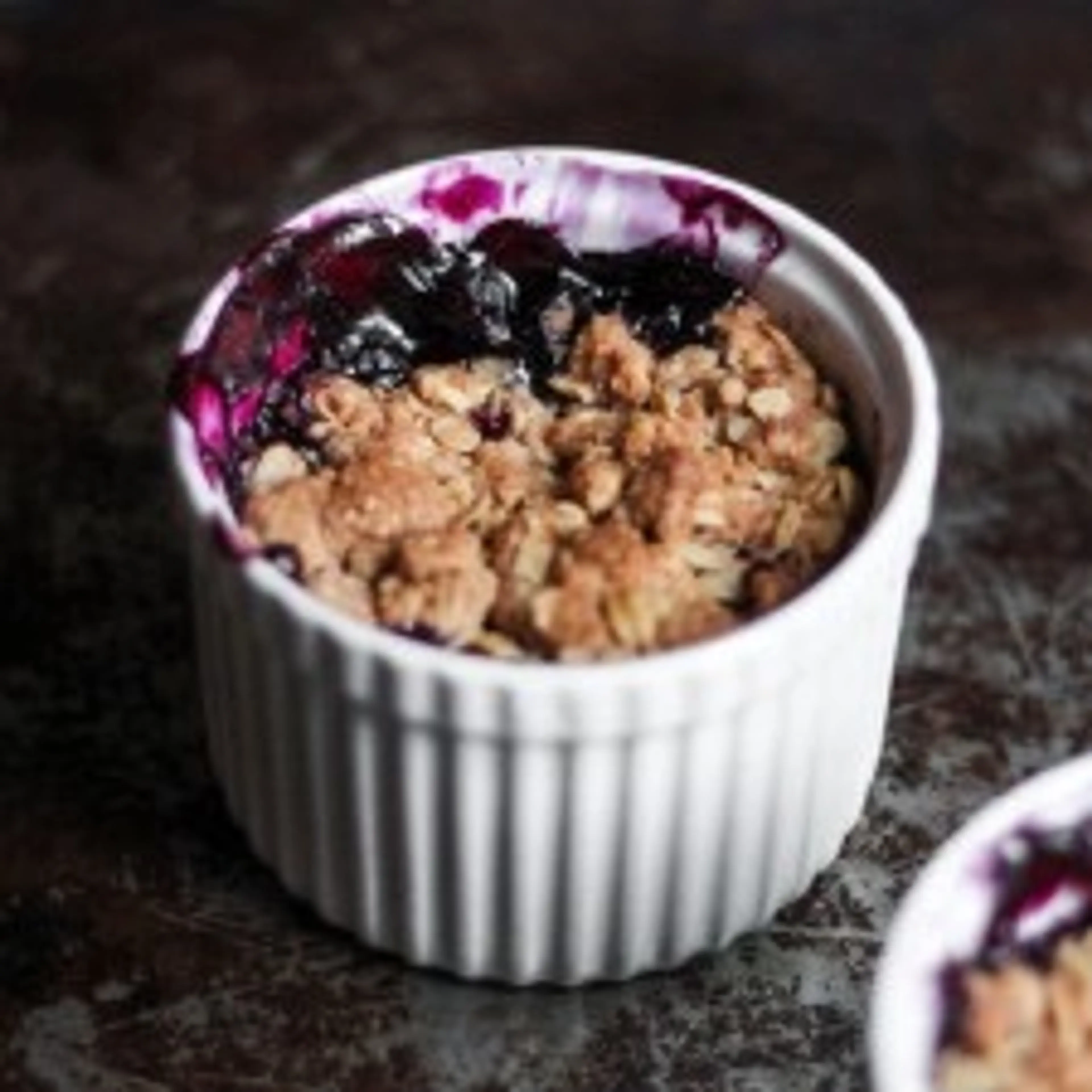 Easy Blueberry Crisp for Two