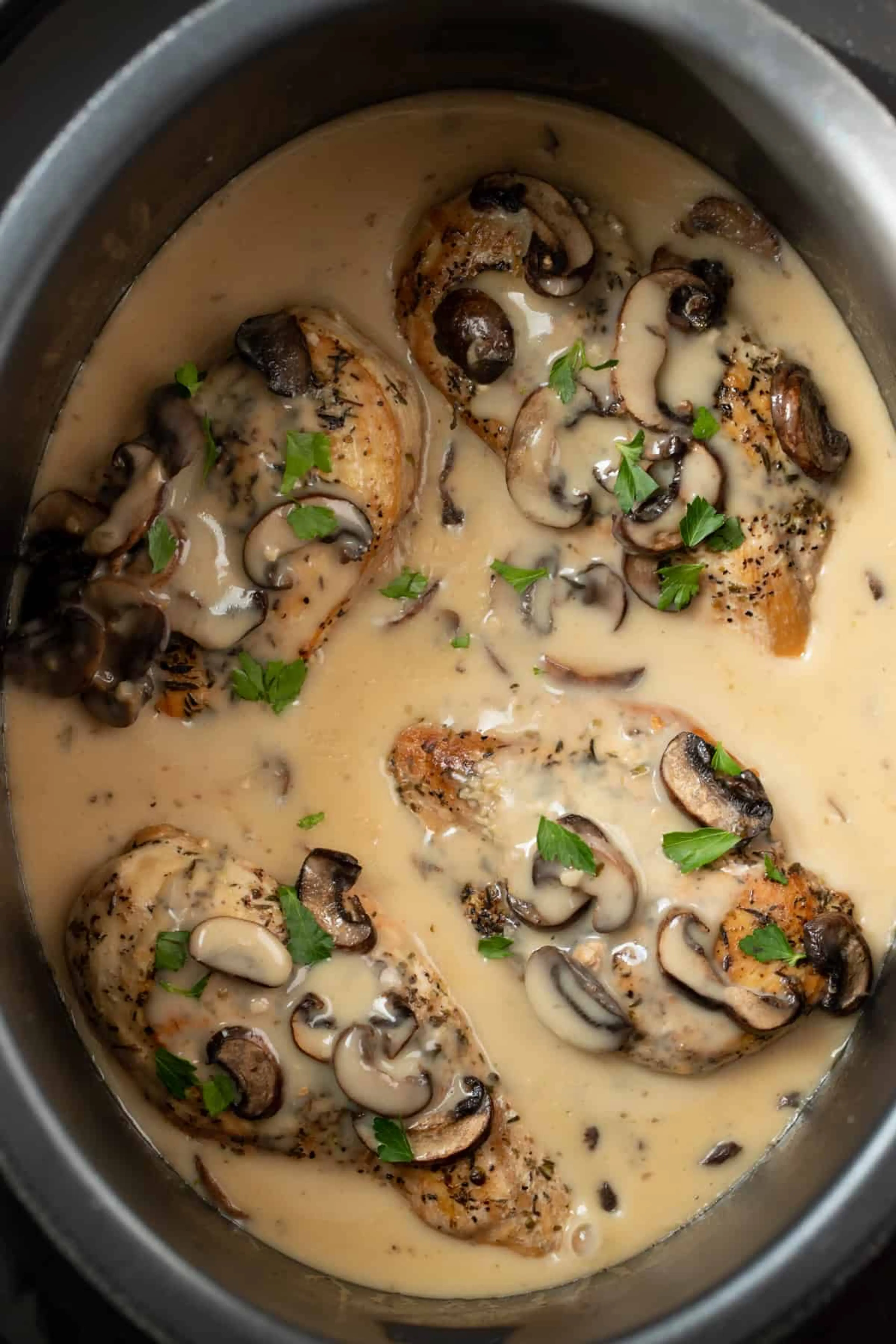 Slow Cooker Chicken Marsala