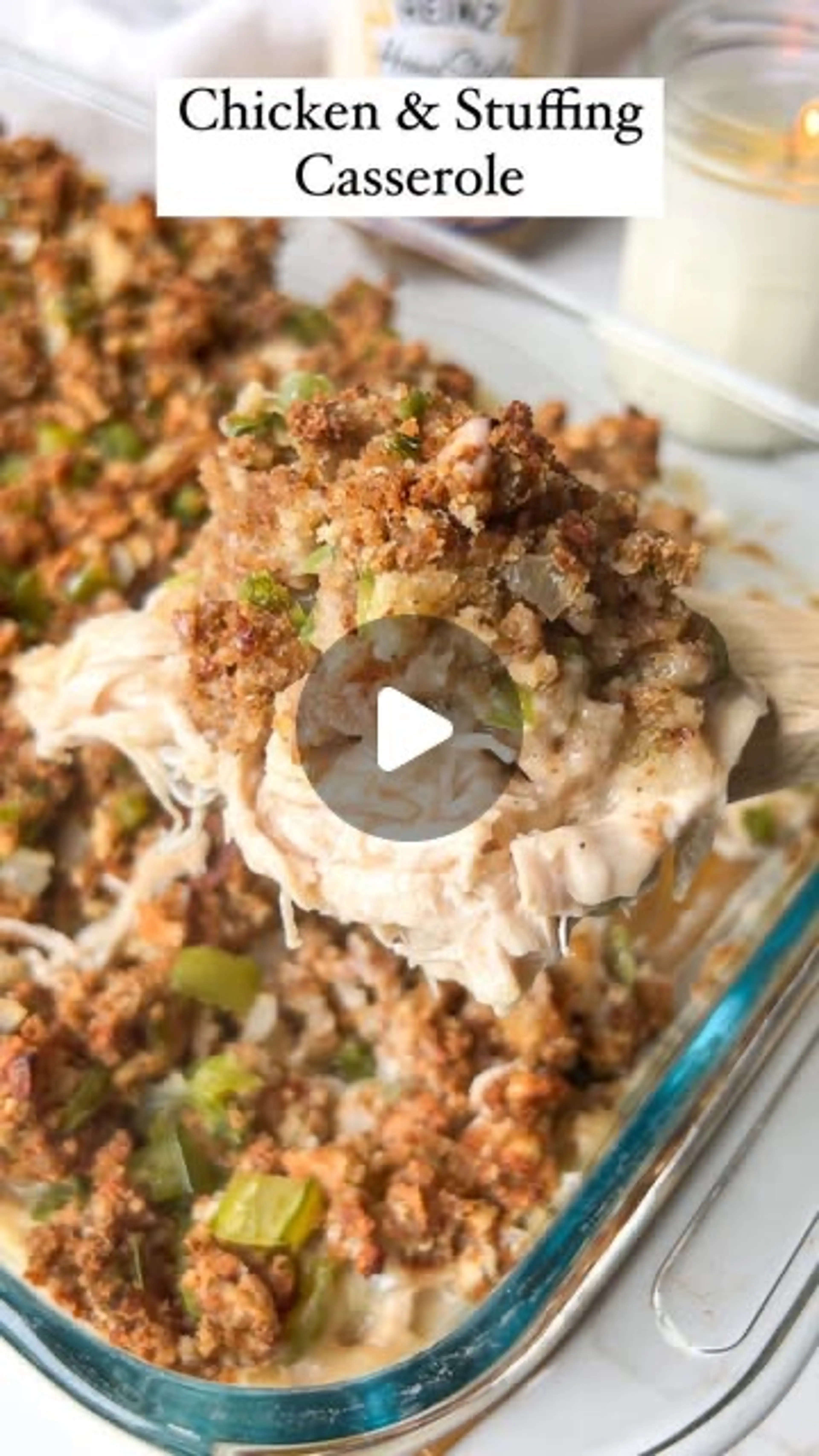 Chicken and Stuffing Casserole