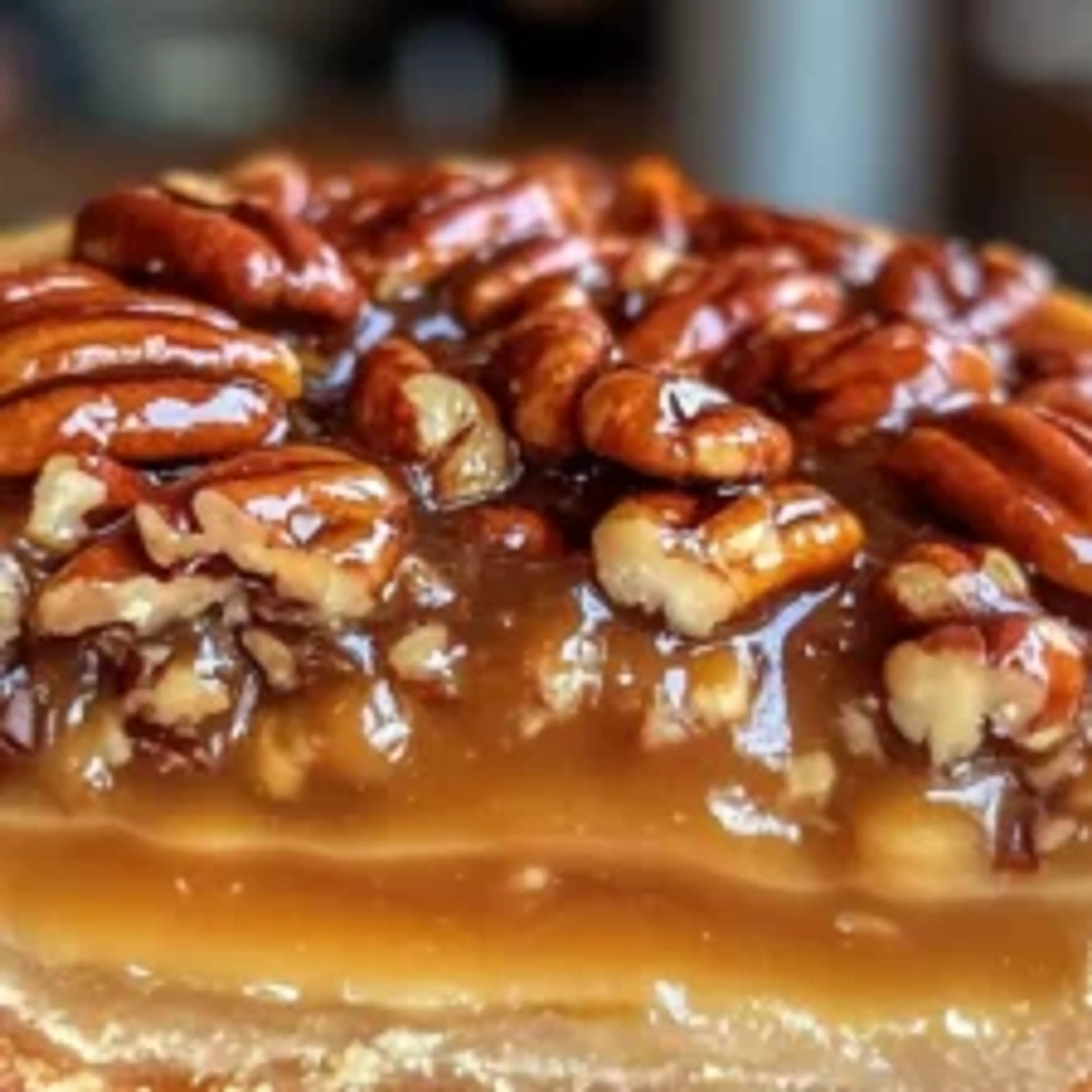 Baby Caramel Pecan Impossible Pie