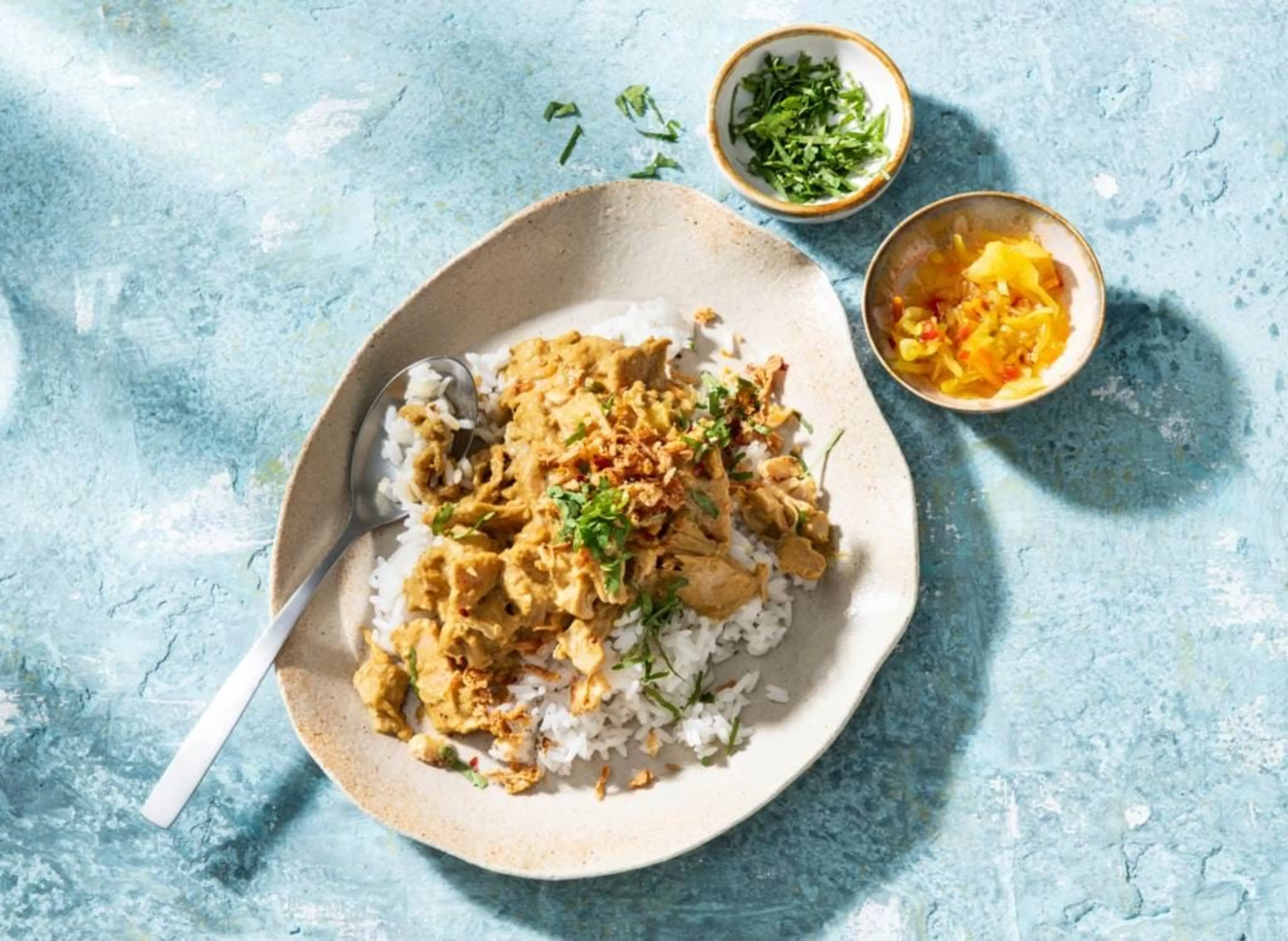 Vegan rendang van jackfruit