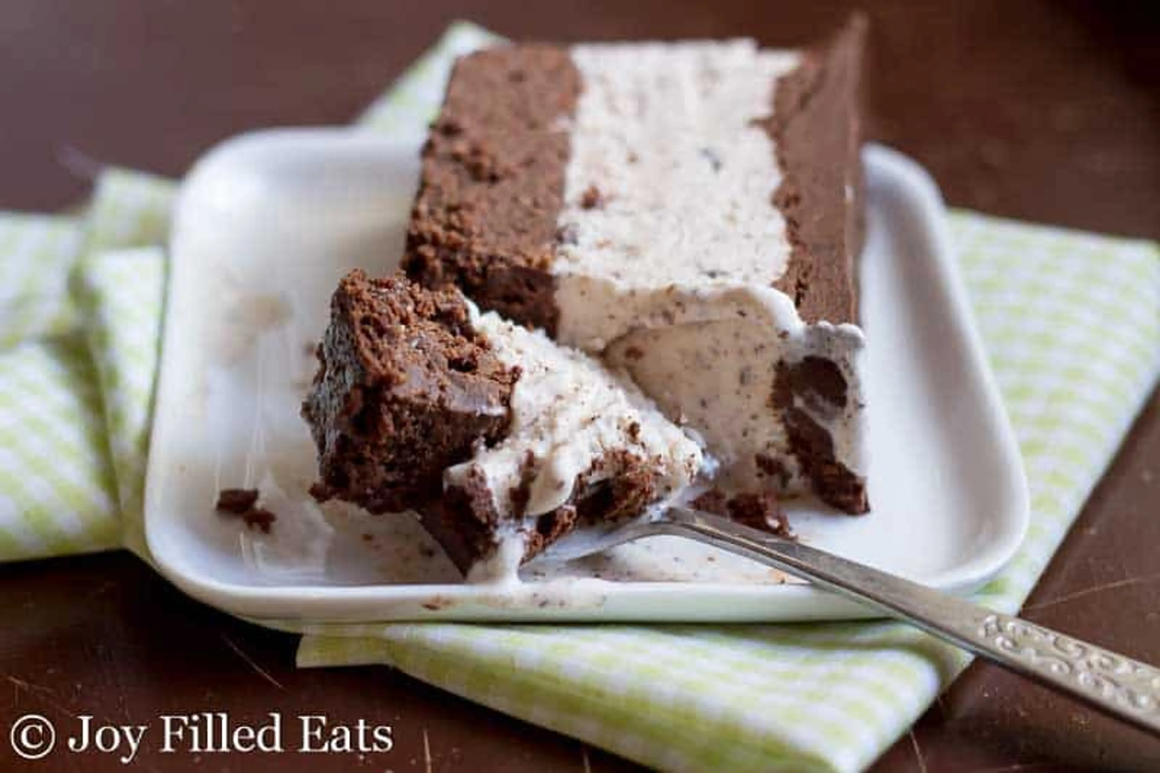 Mint Chocolate Chip Ice Cream Cake