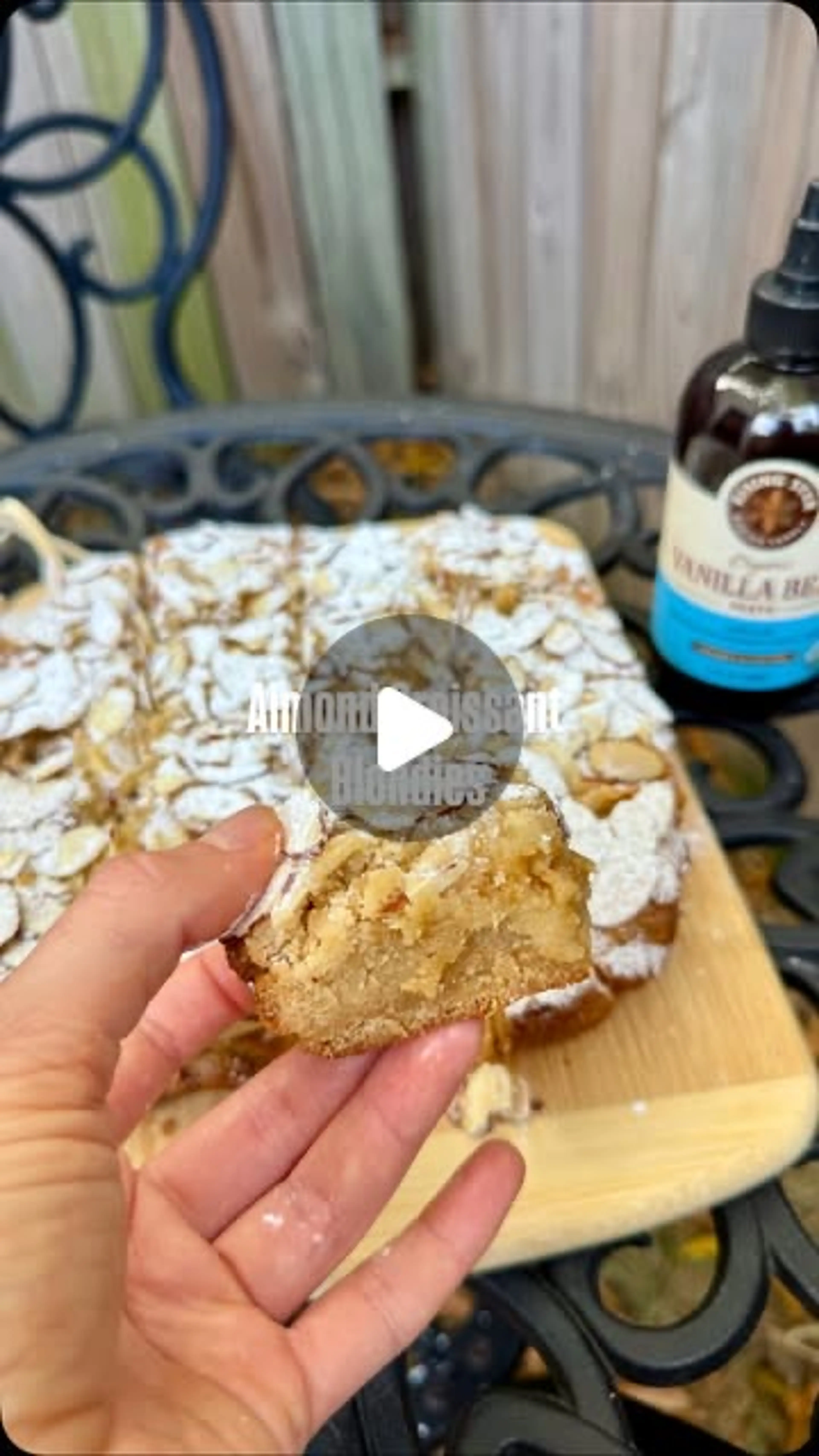 Almond Croissant Blondie