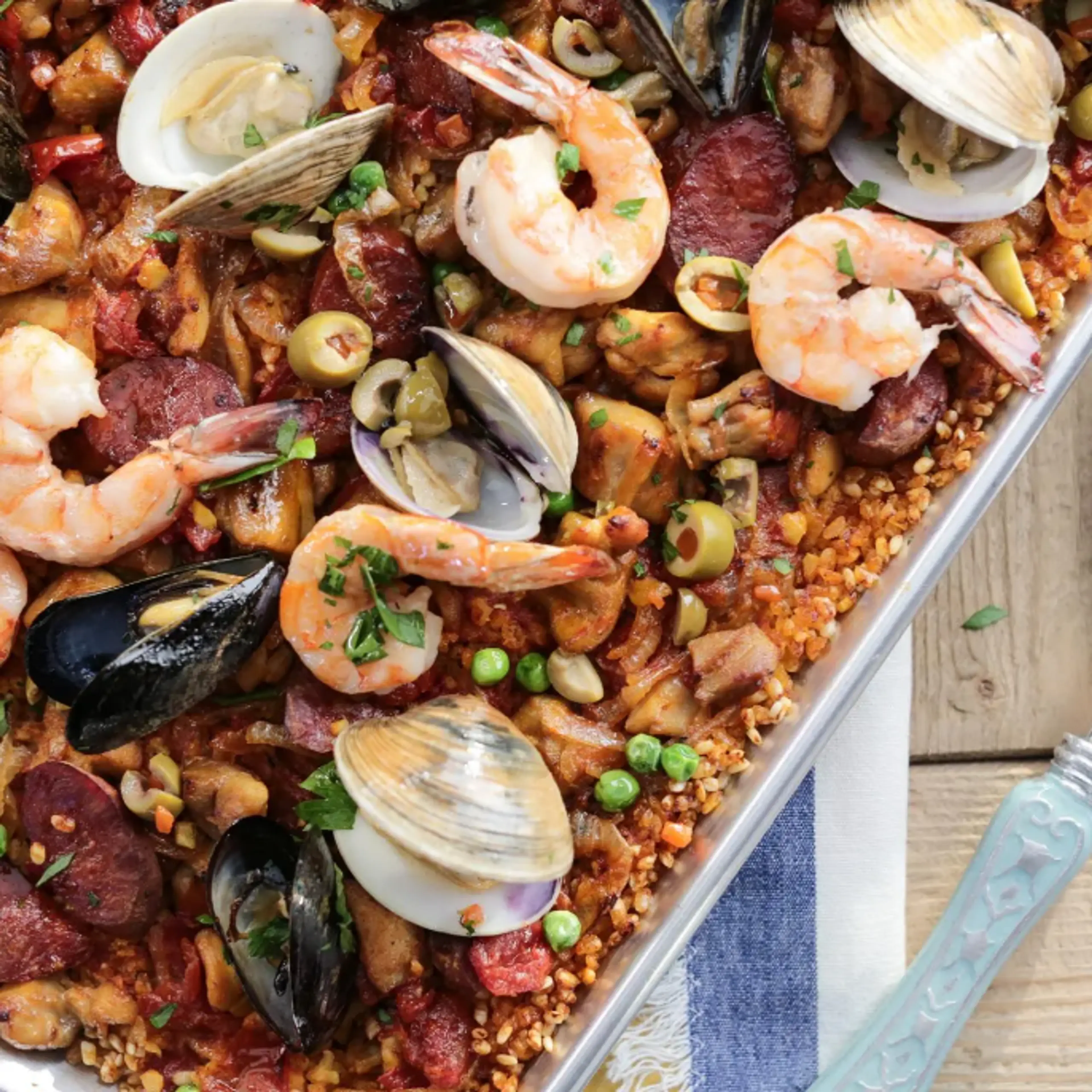 Valerie's Super Easy Oven Paella