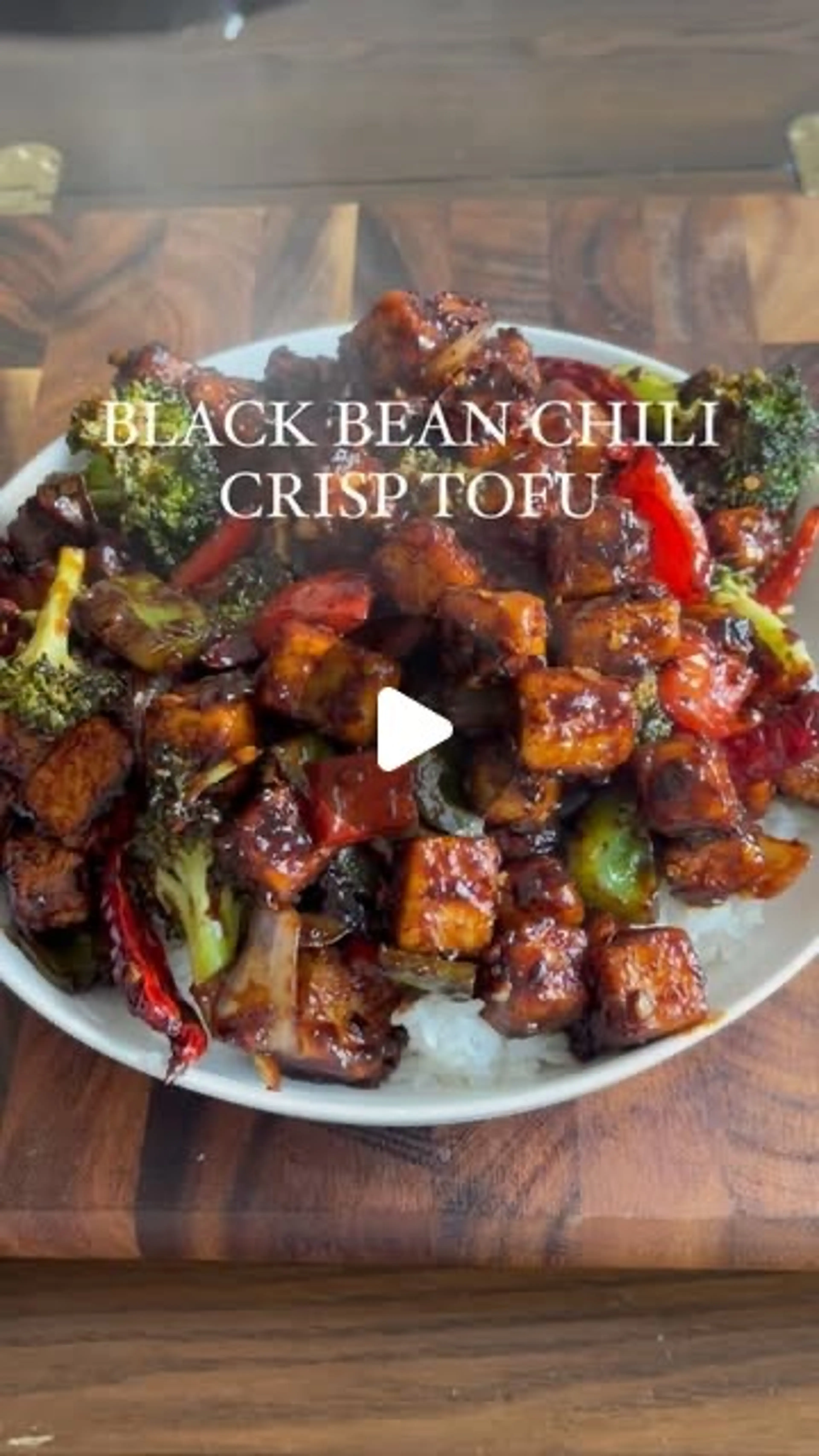 Black Bean Chili Crisp Tofu