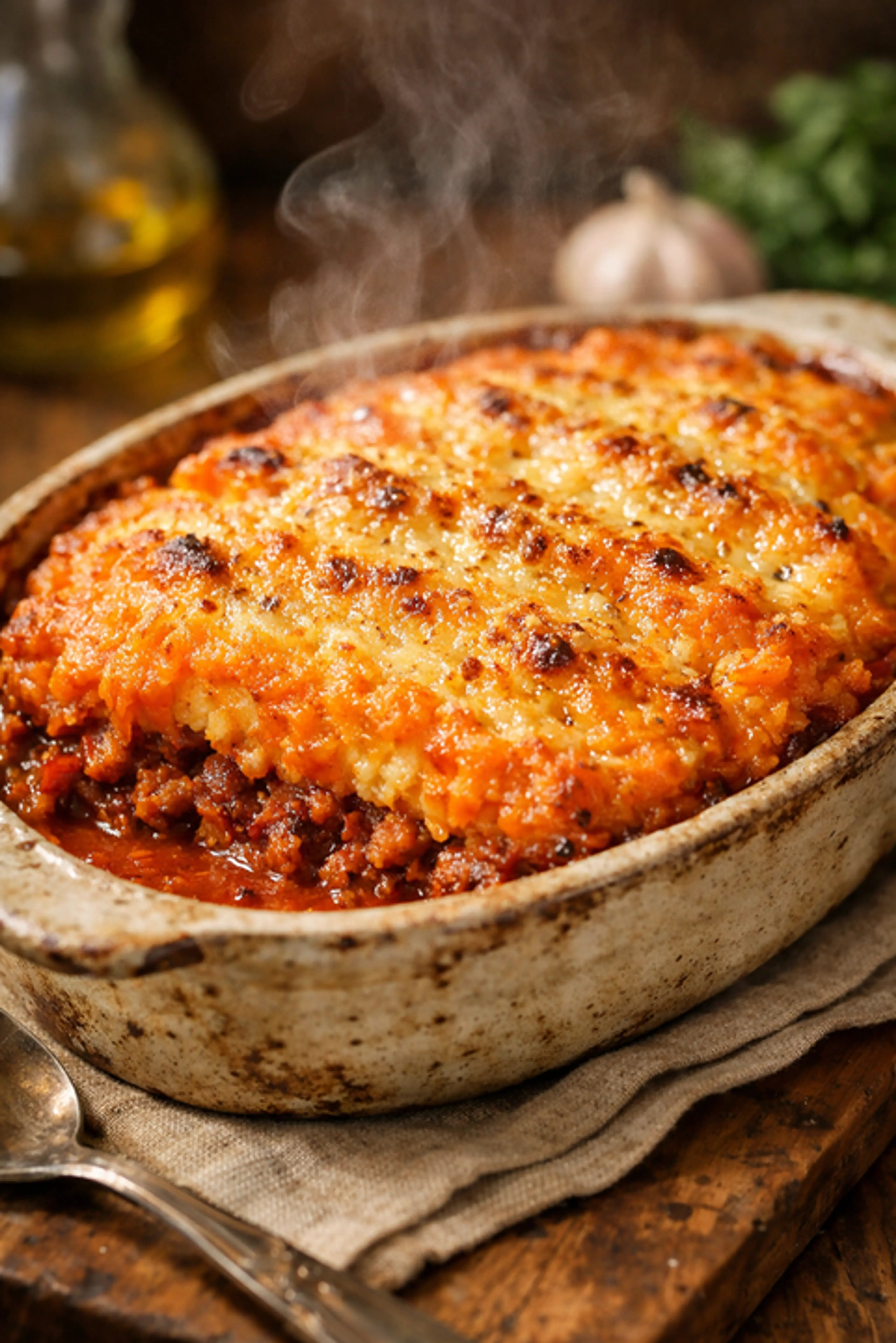 Hachis Parmentier with Carrot Mash