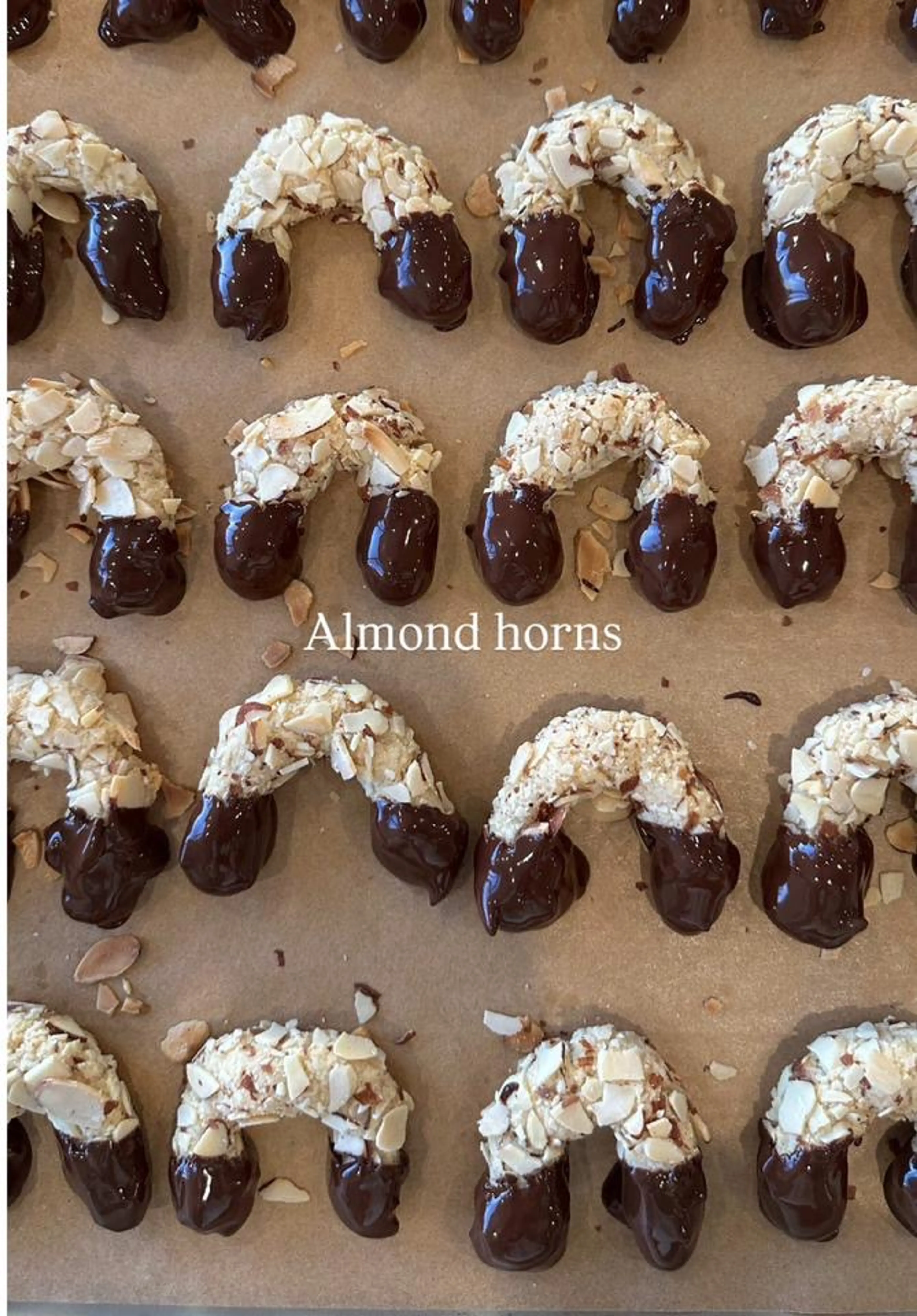 Almond Horn Cookies