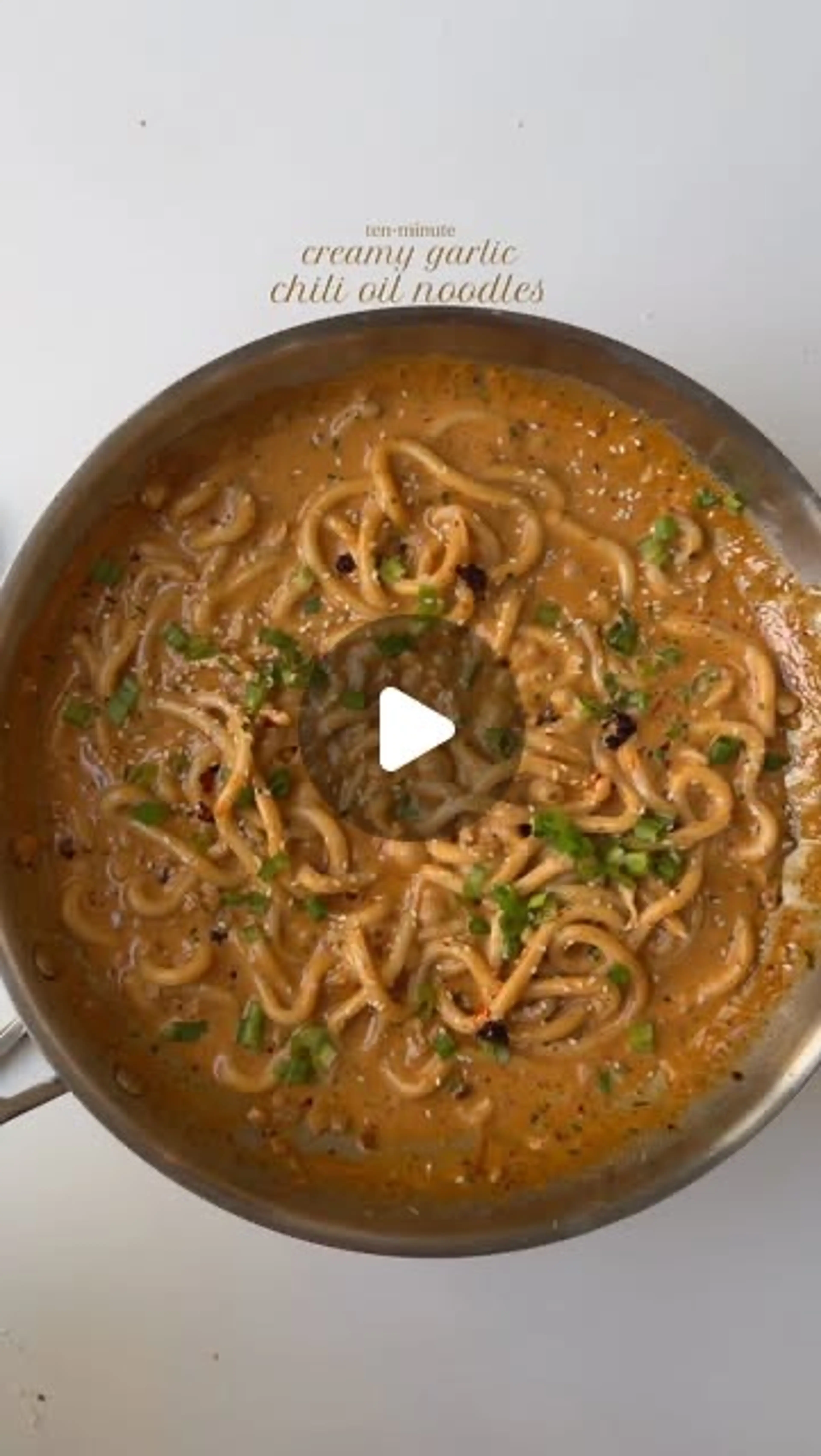 Garlic Chili Oil Noodles