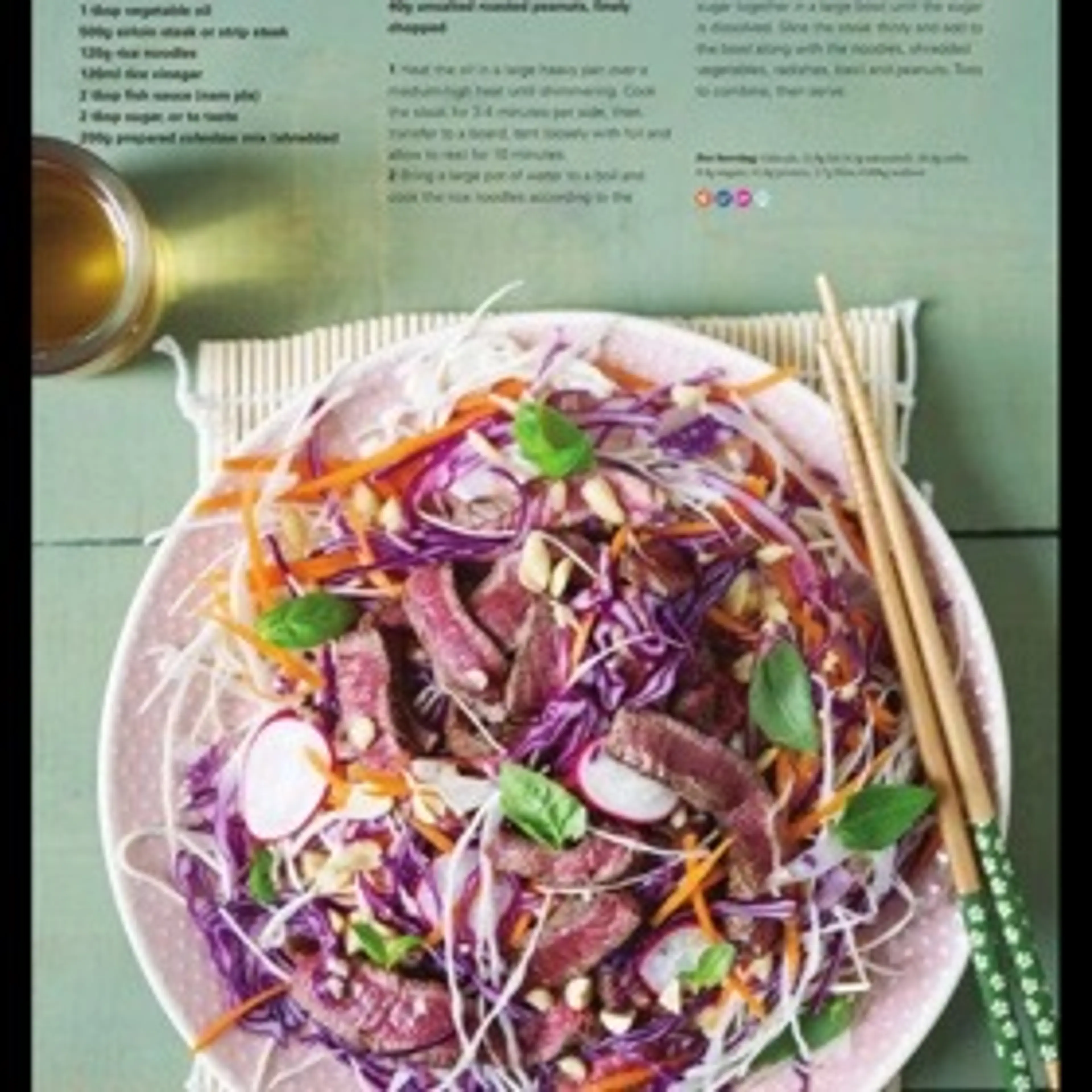 Vietnamese steak noodles