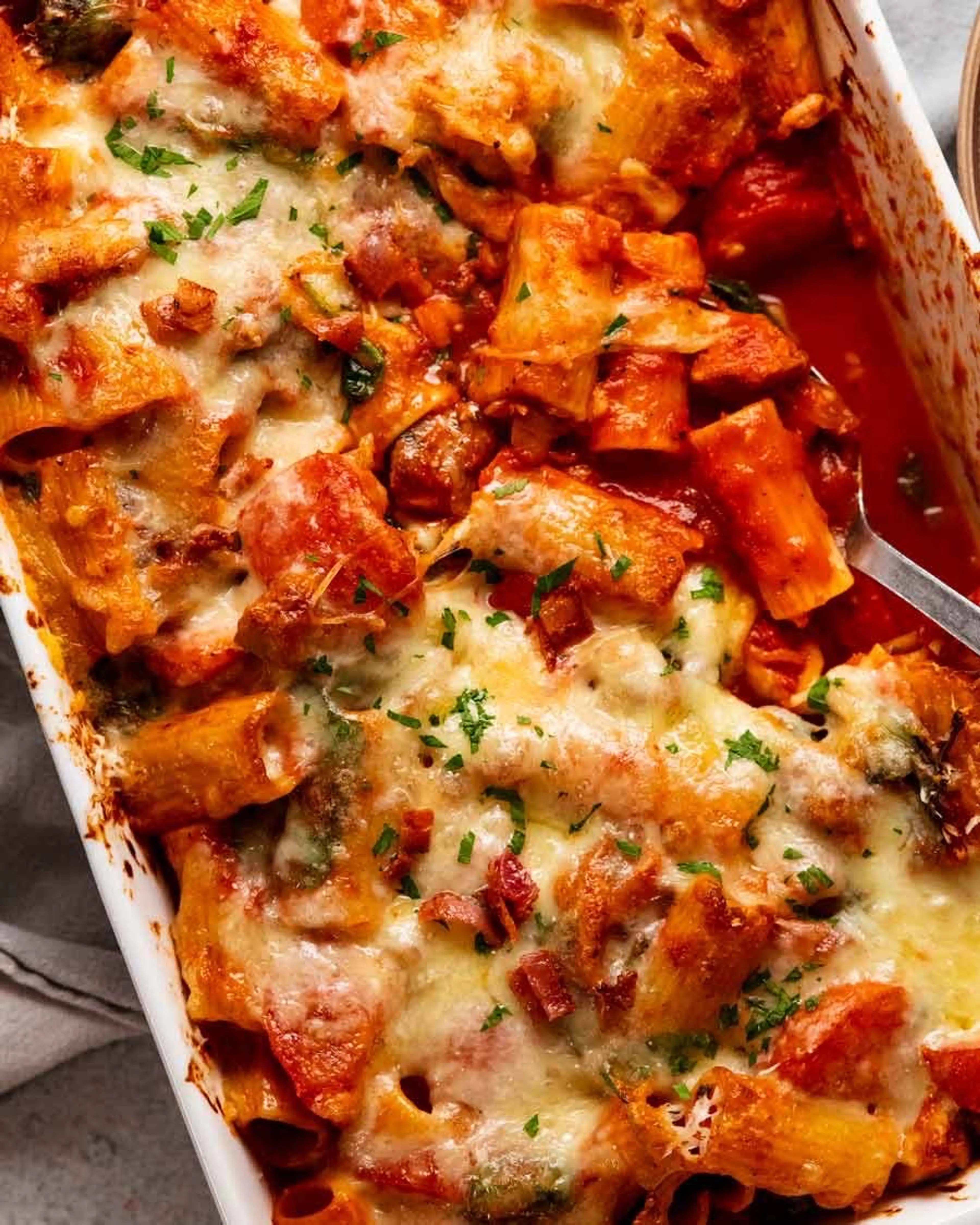 Chicken pasta bake
