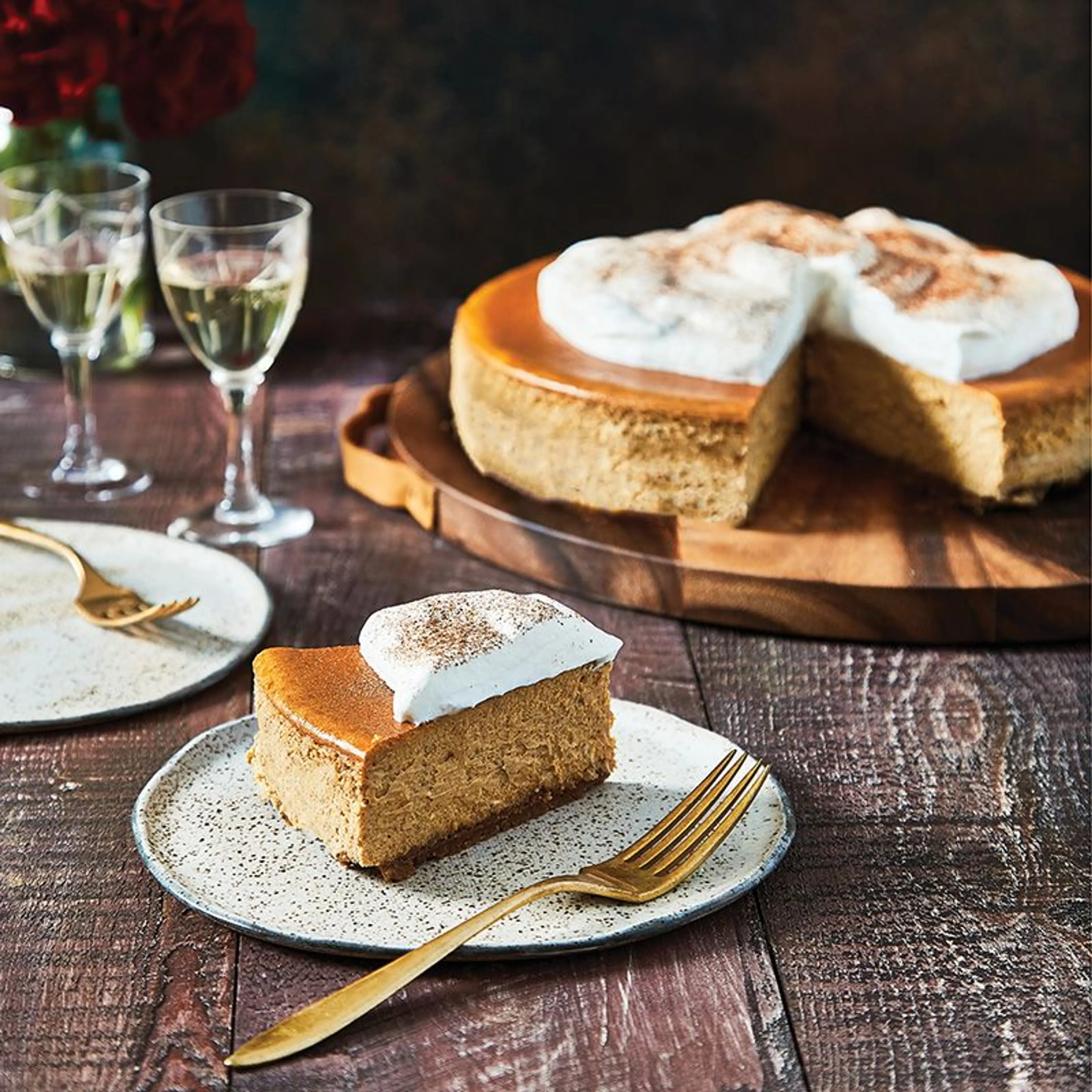Pumpkin Chai Cheesecake