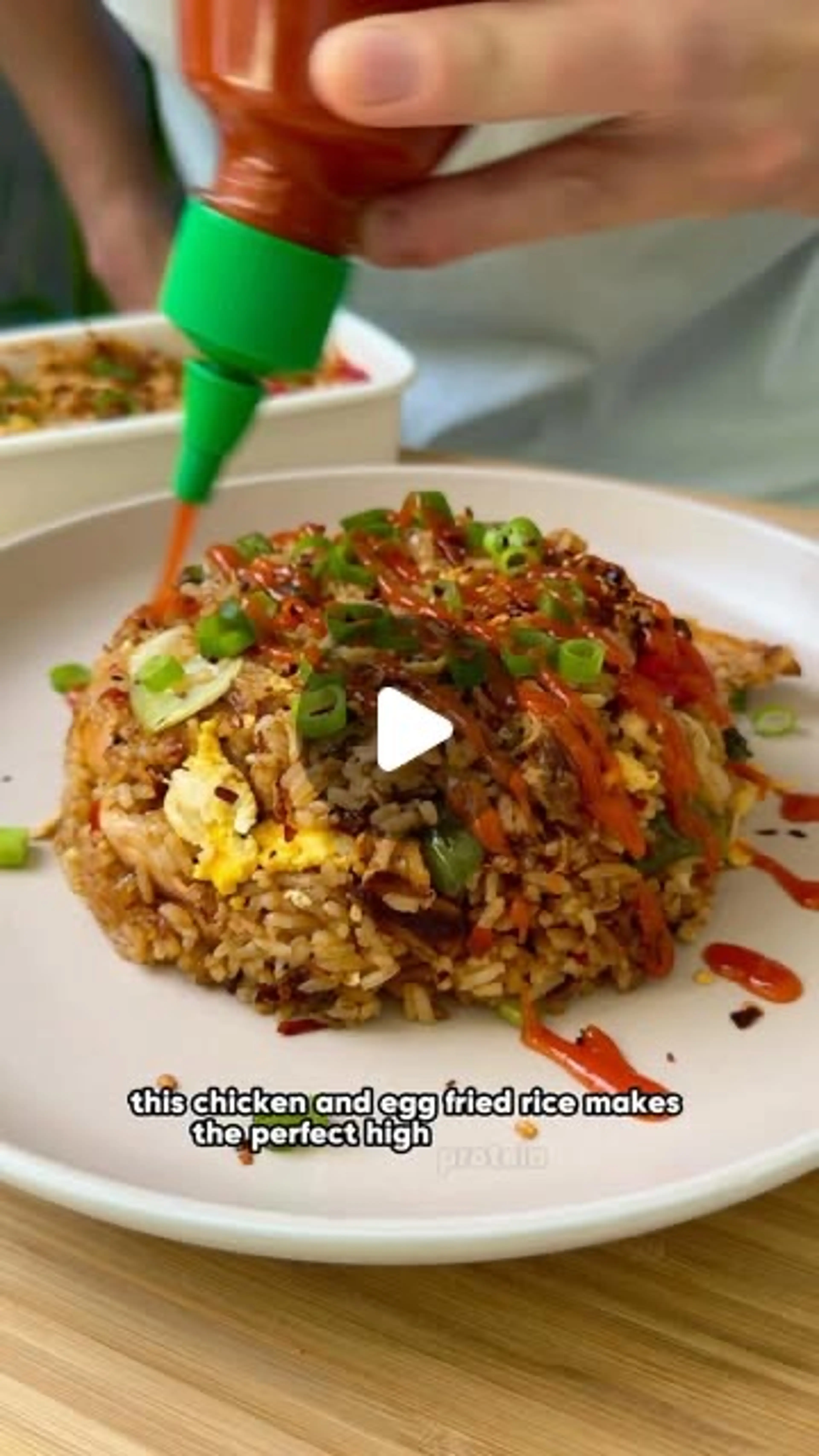 5 Min Chicken & Egg Fried Rice