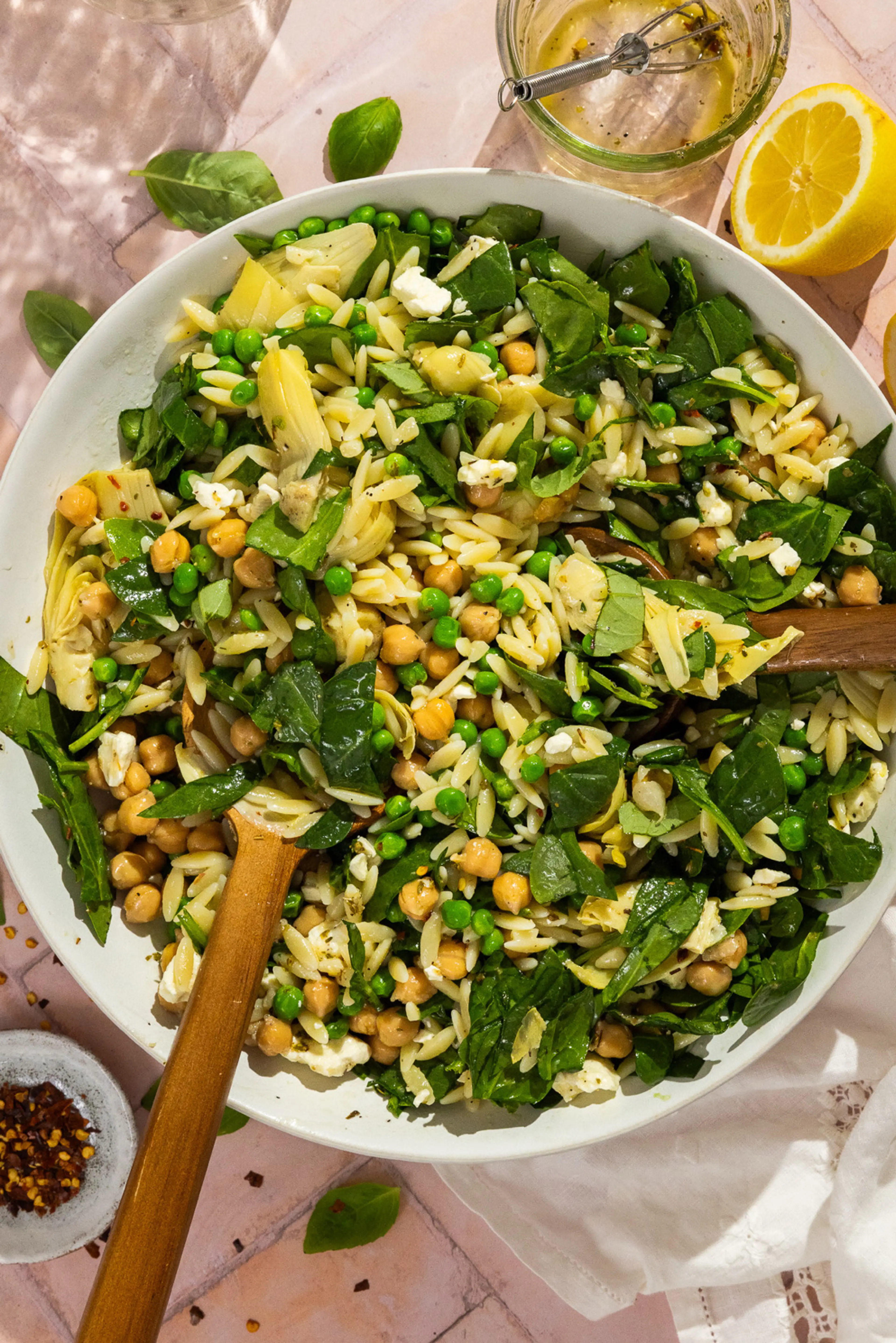 Garlic and Herb Orzo Pasta Salad