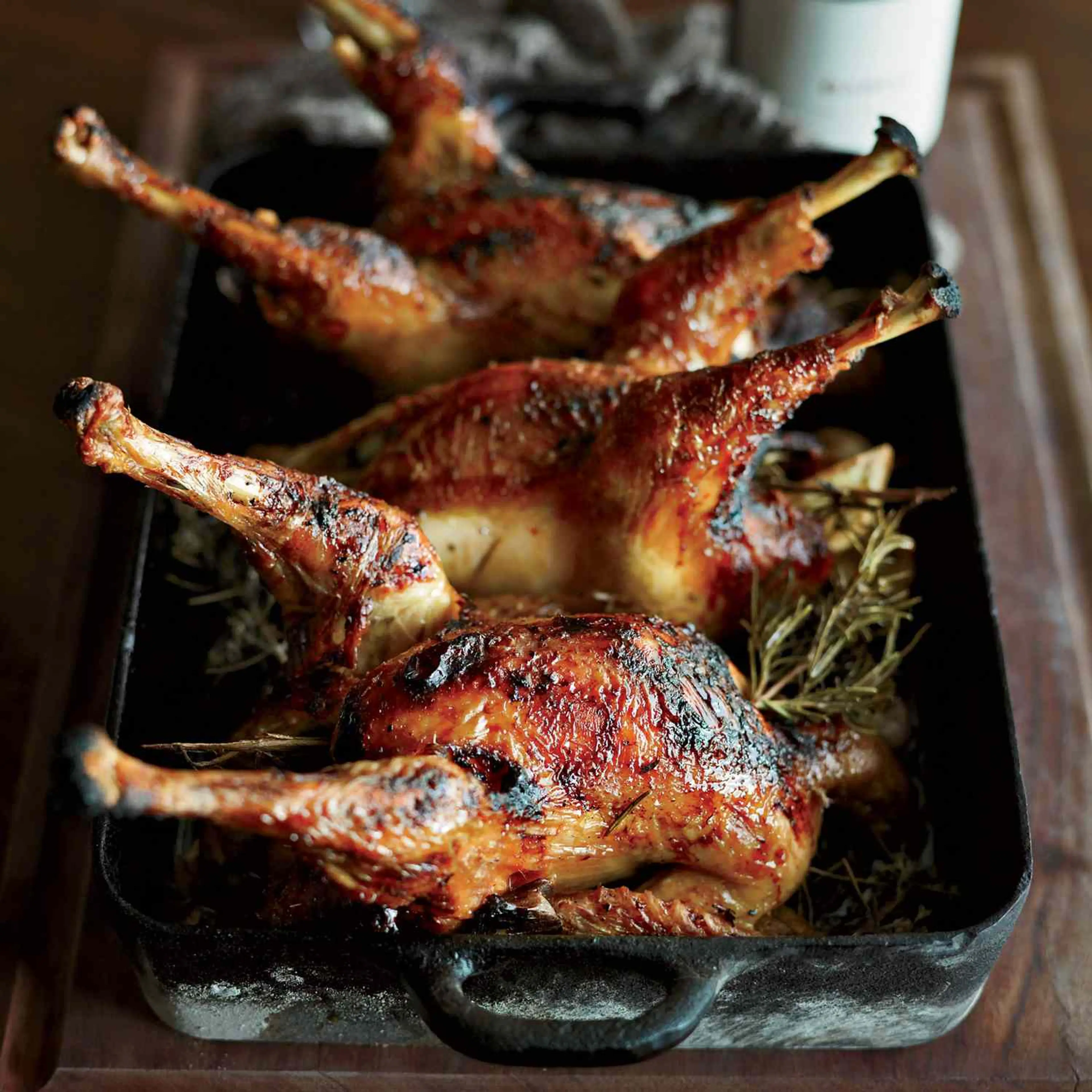 Honey-and-Lemon-Glazed Roast Chicken