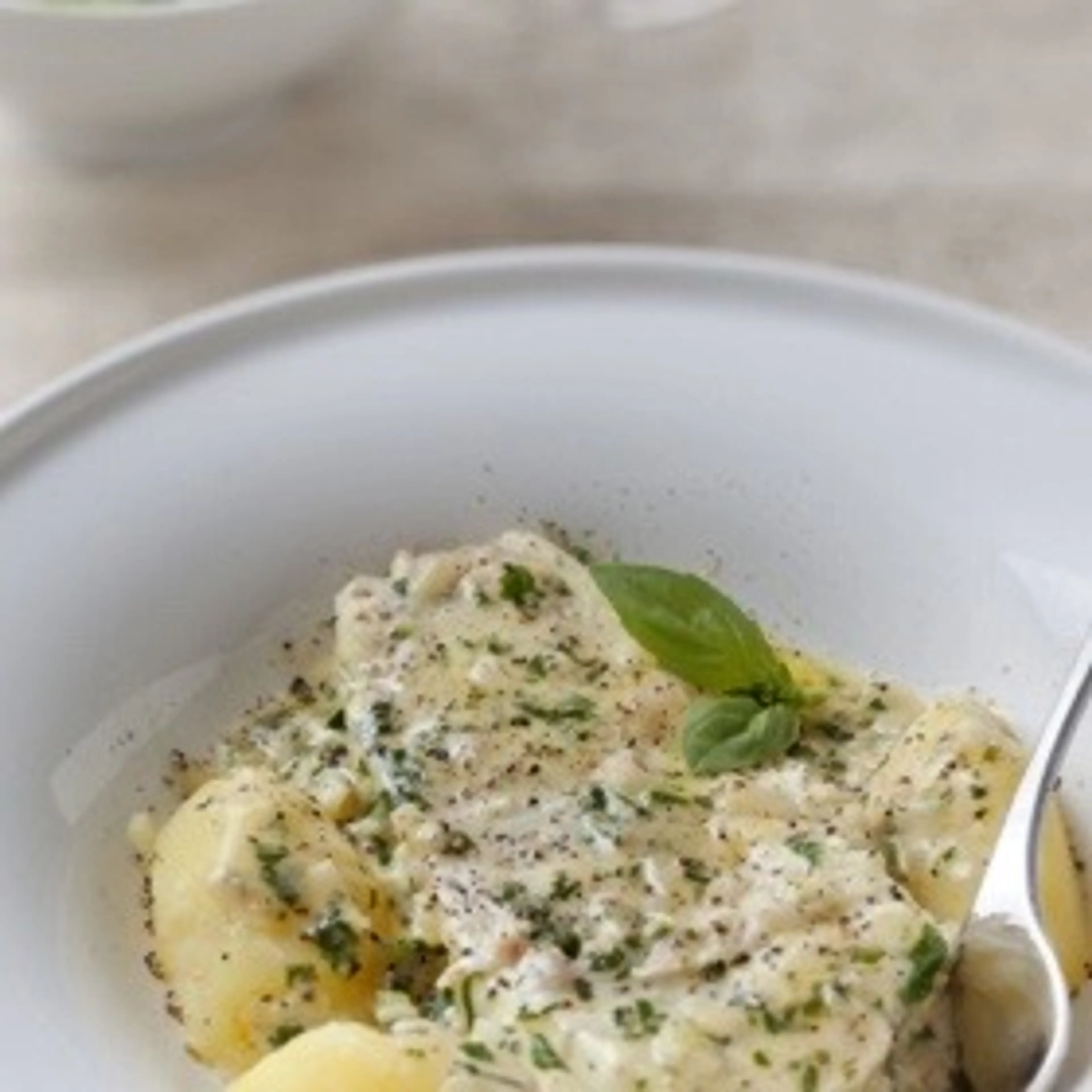 Cabillaud à La Sauce Basilic