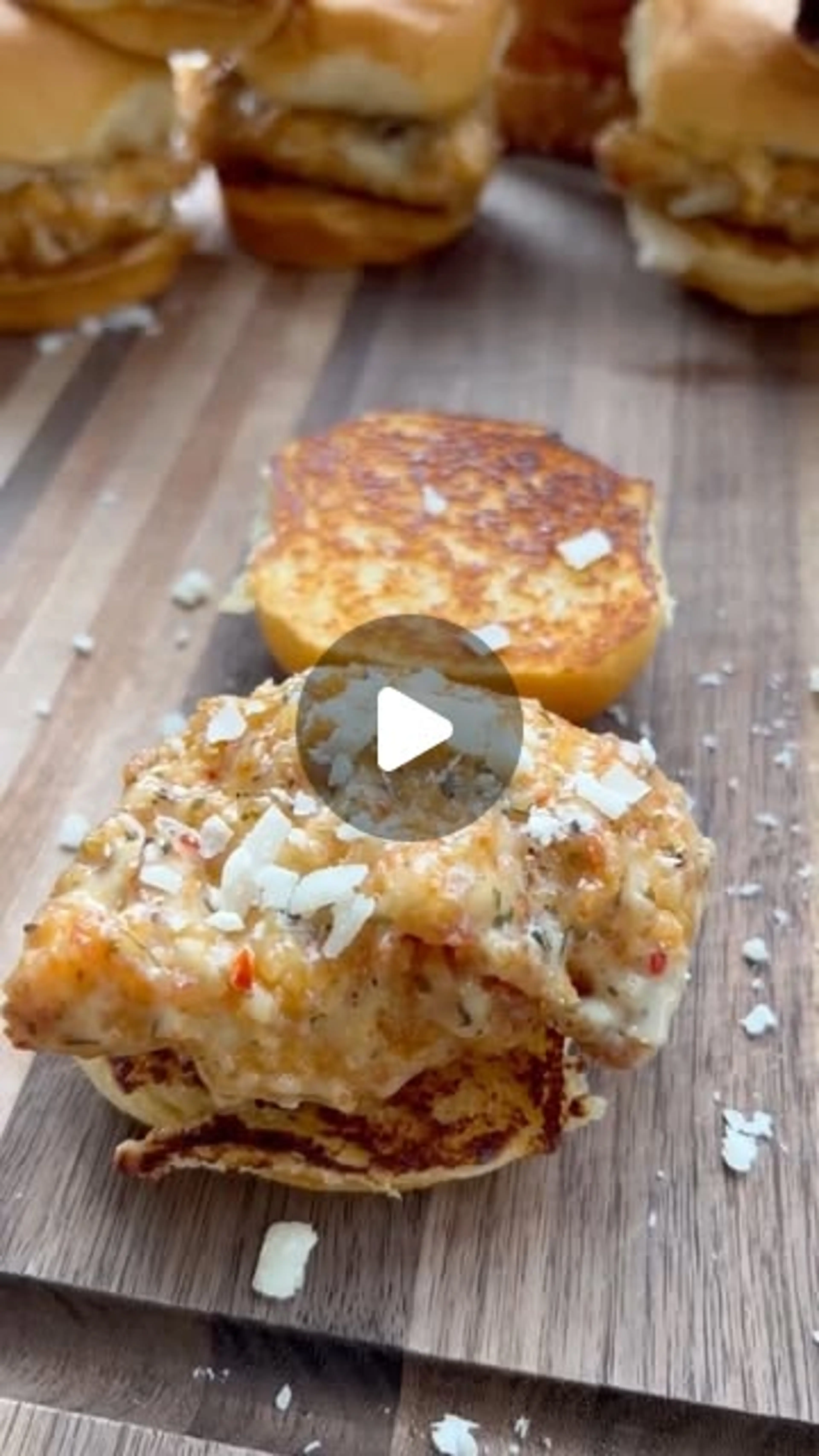 Garlic Parmesan Chicken Sliders