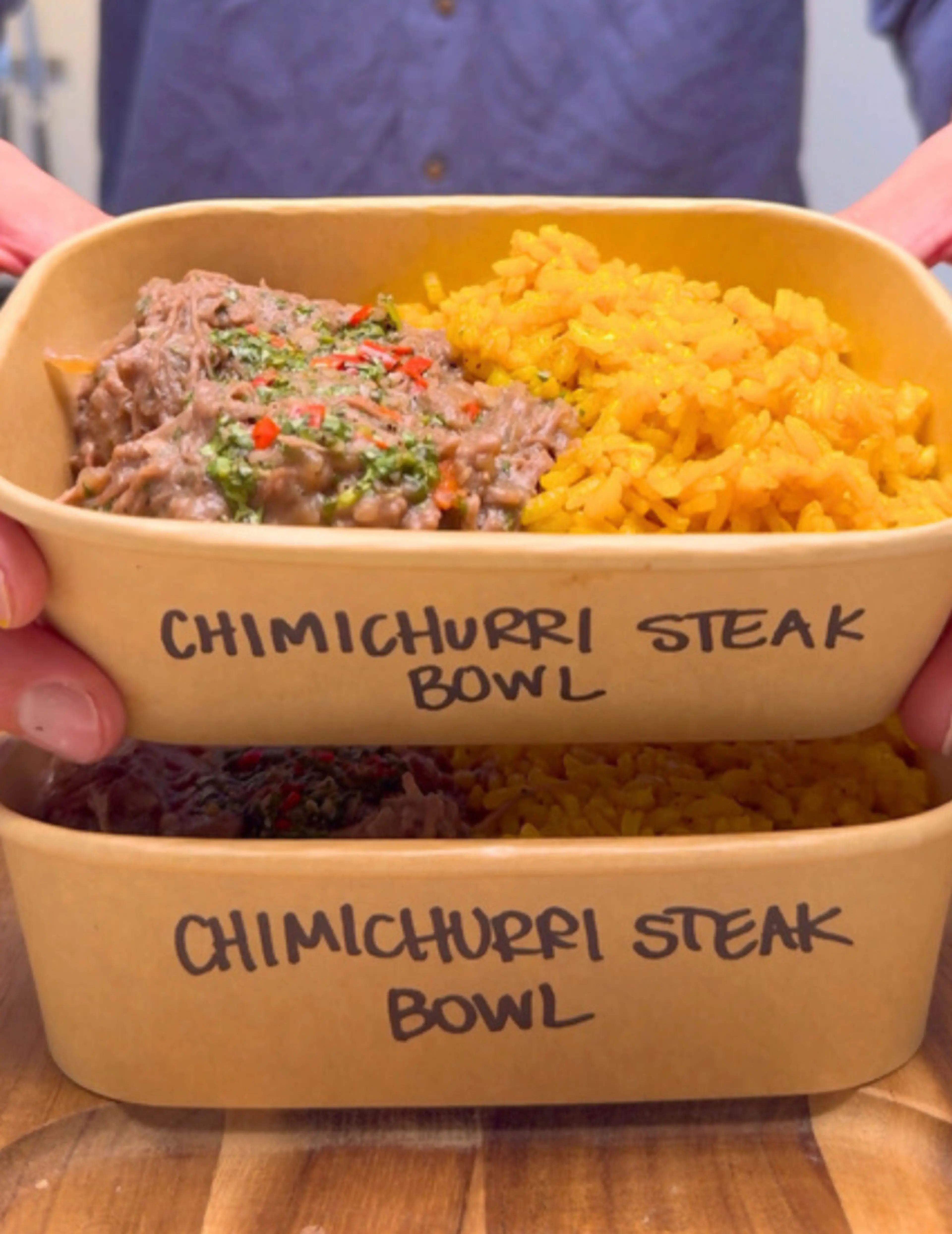 CHIMICHURRI STEAK RICE BOWLS