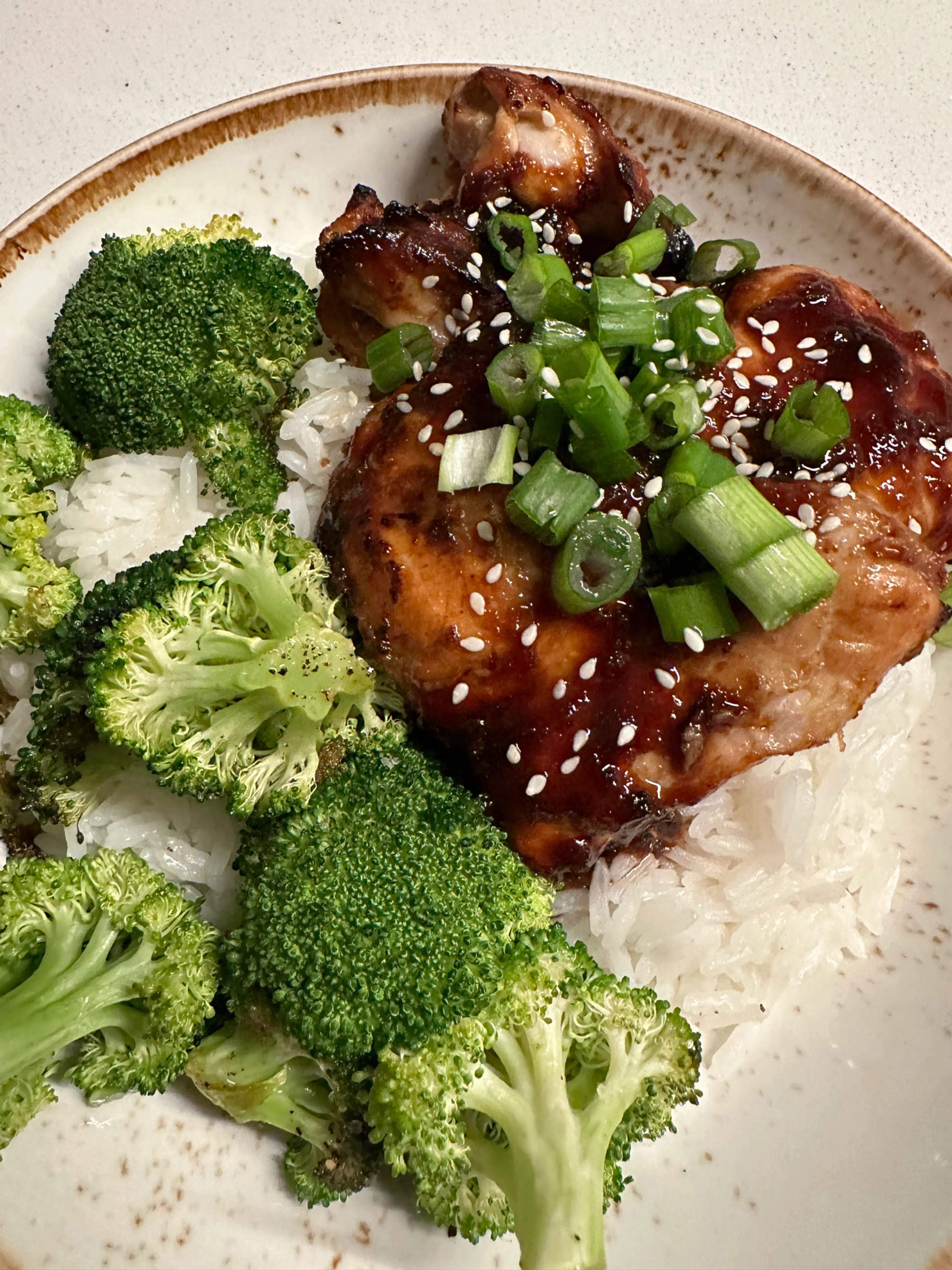 Soy-Glazed Boneless Chicken Thighs