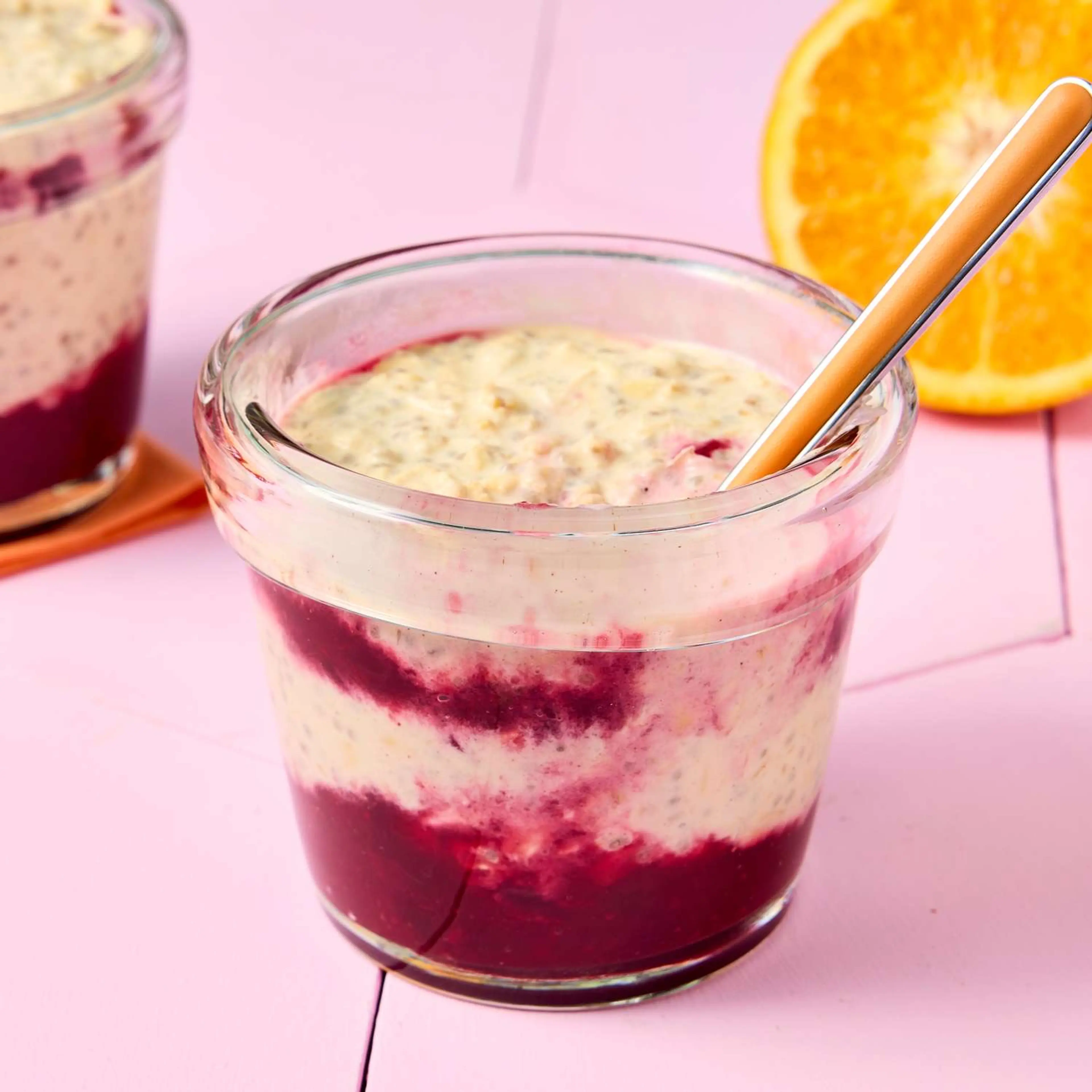 High-Fiber Cranberry-Orange Overnight Oats