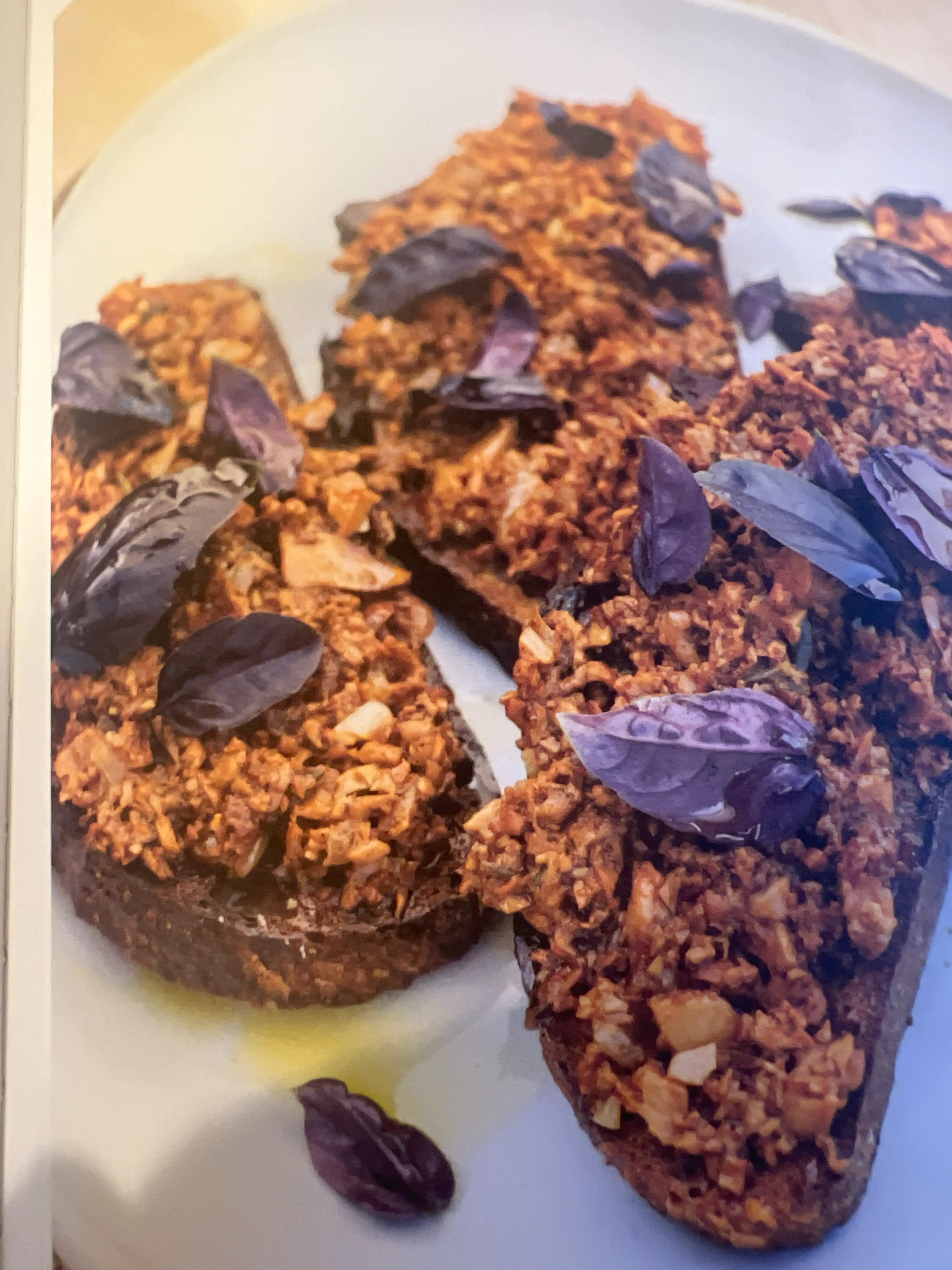 Mushroom Duvelles on Olive Oil Soaked, Garli Kubber Toast