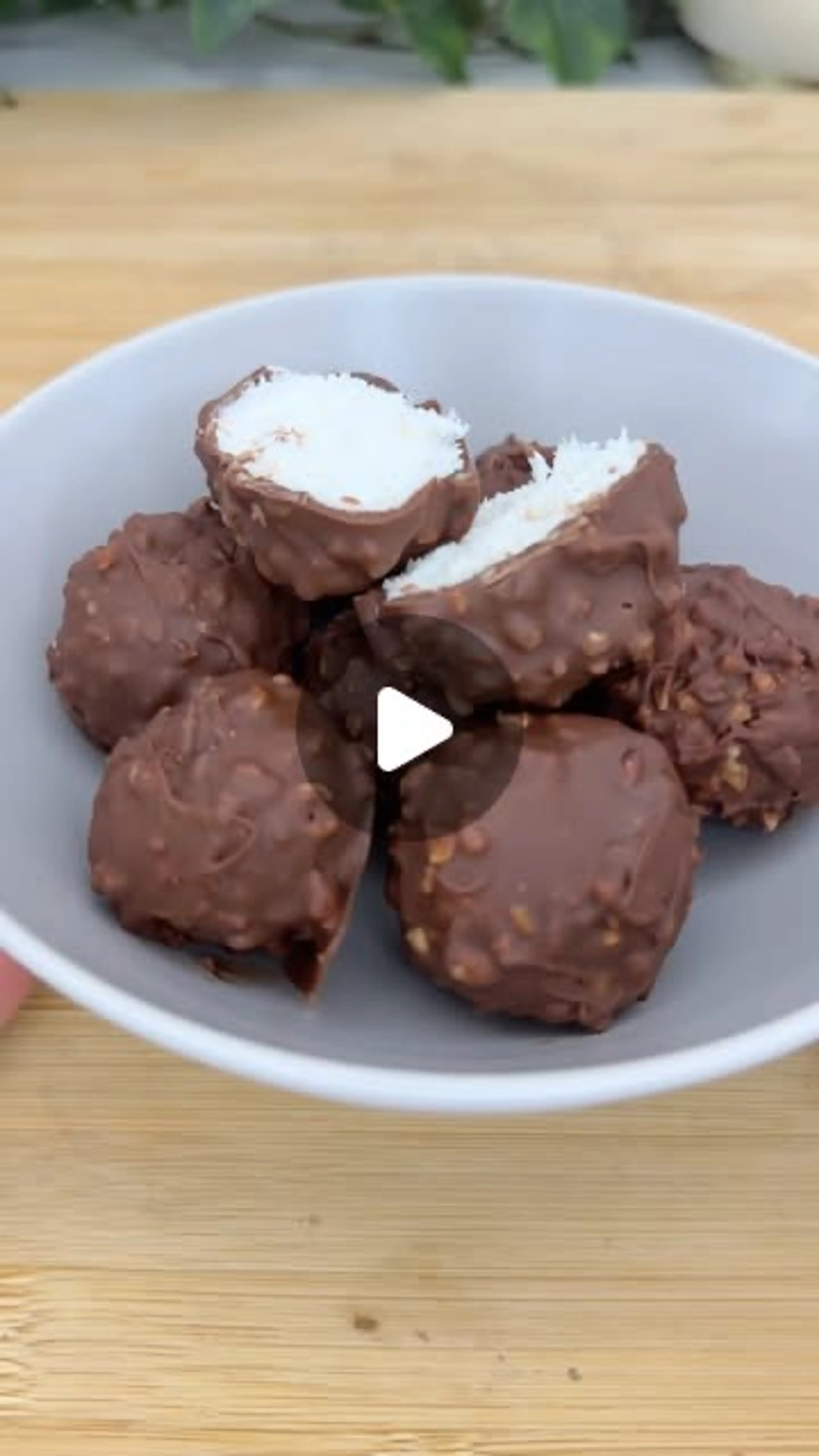 Palline Gelato Cocco E Cioccolato