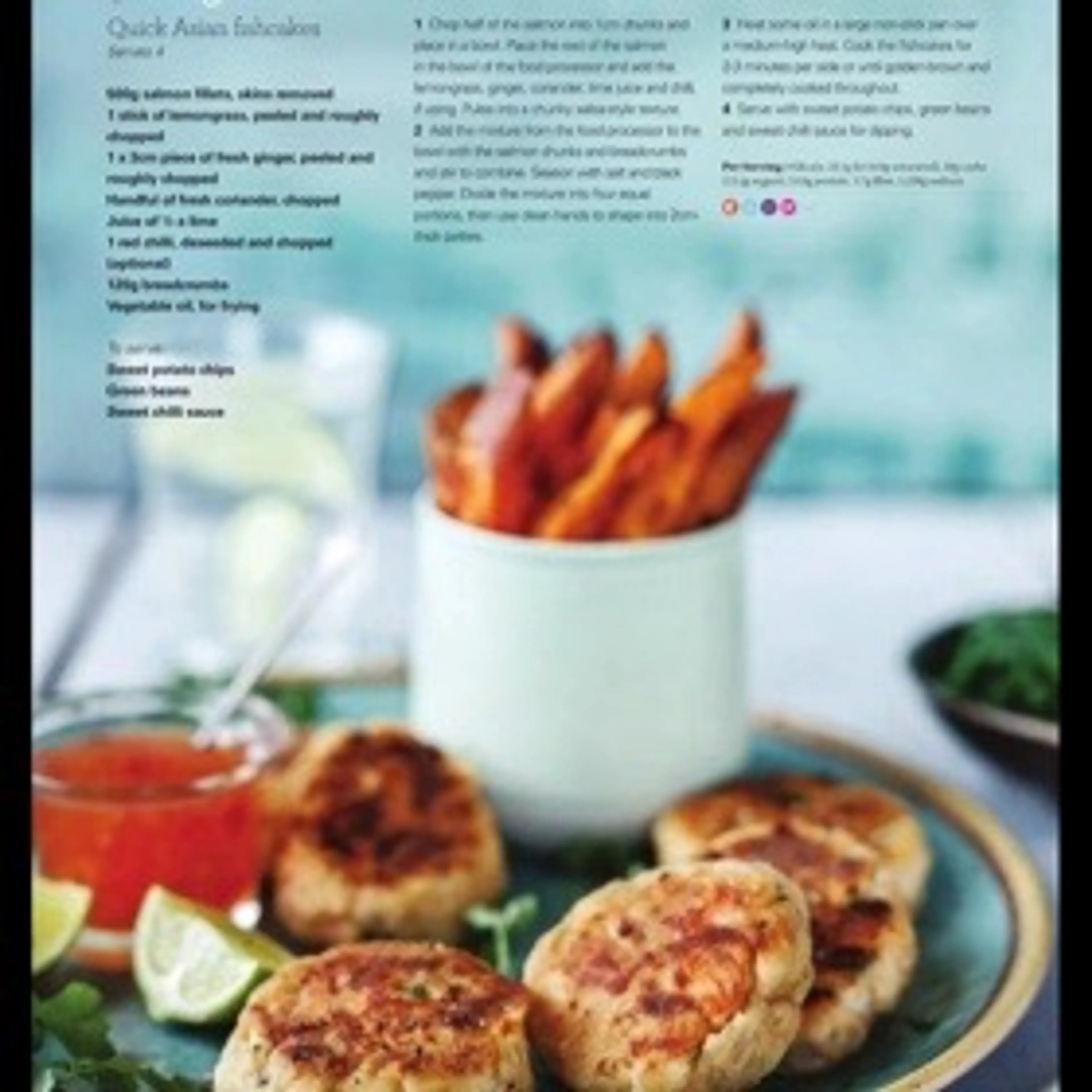 Quick Asian fishcakes