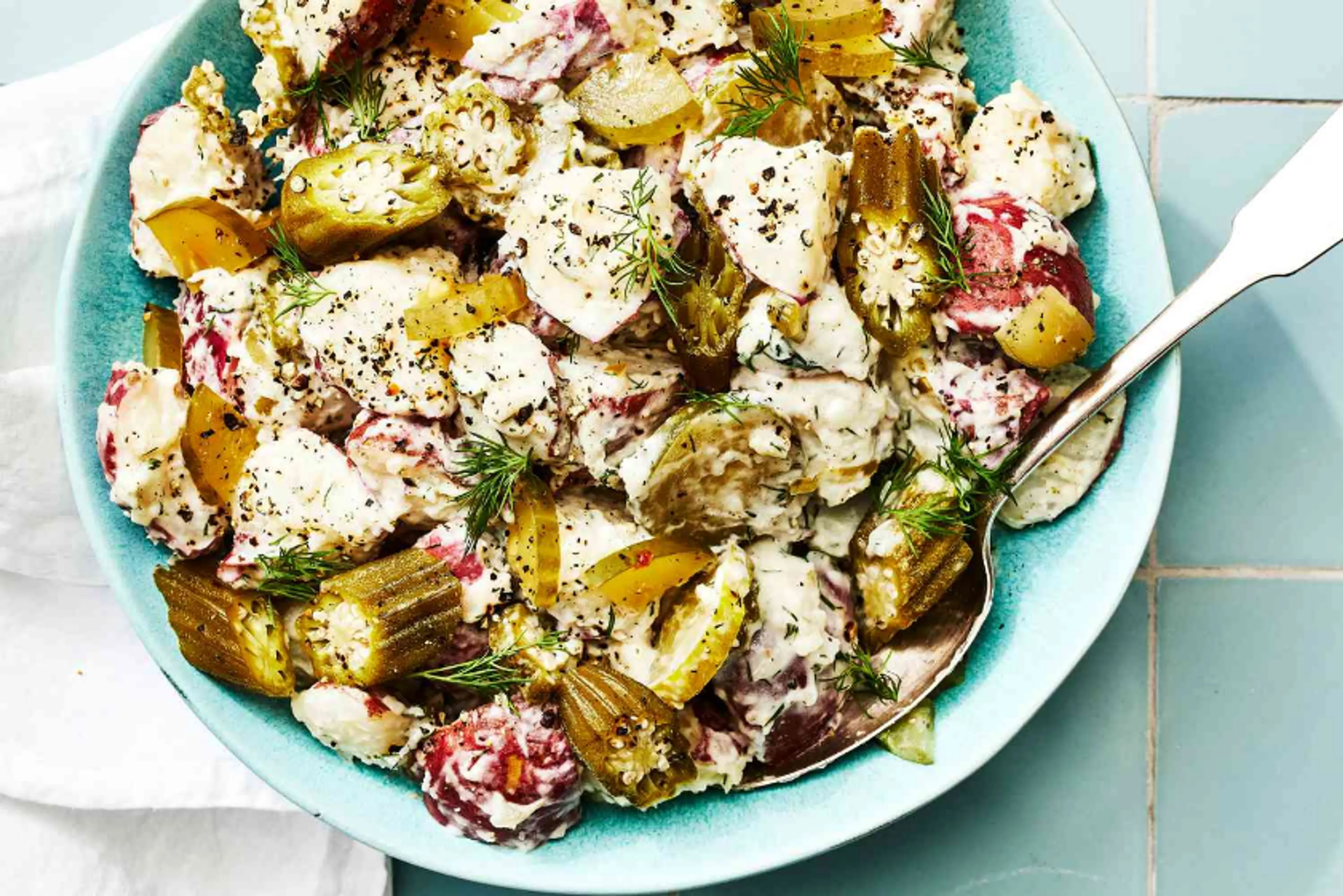 Three-Pickle Potato Salad