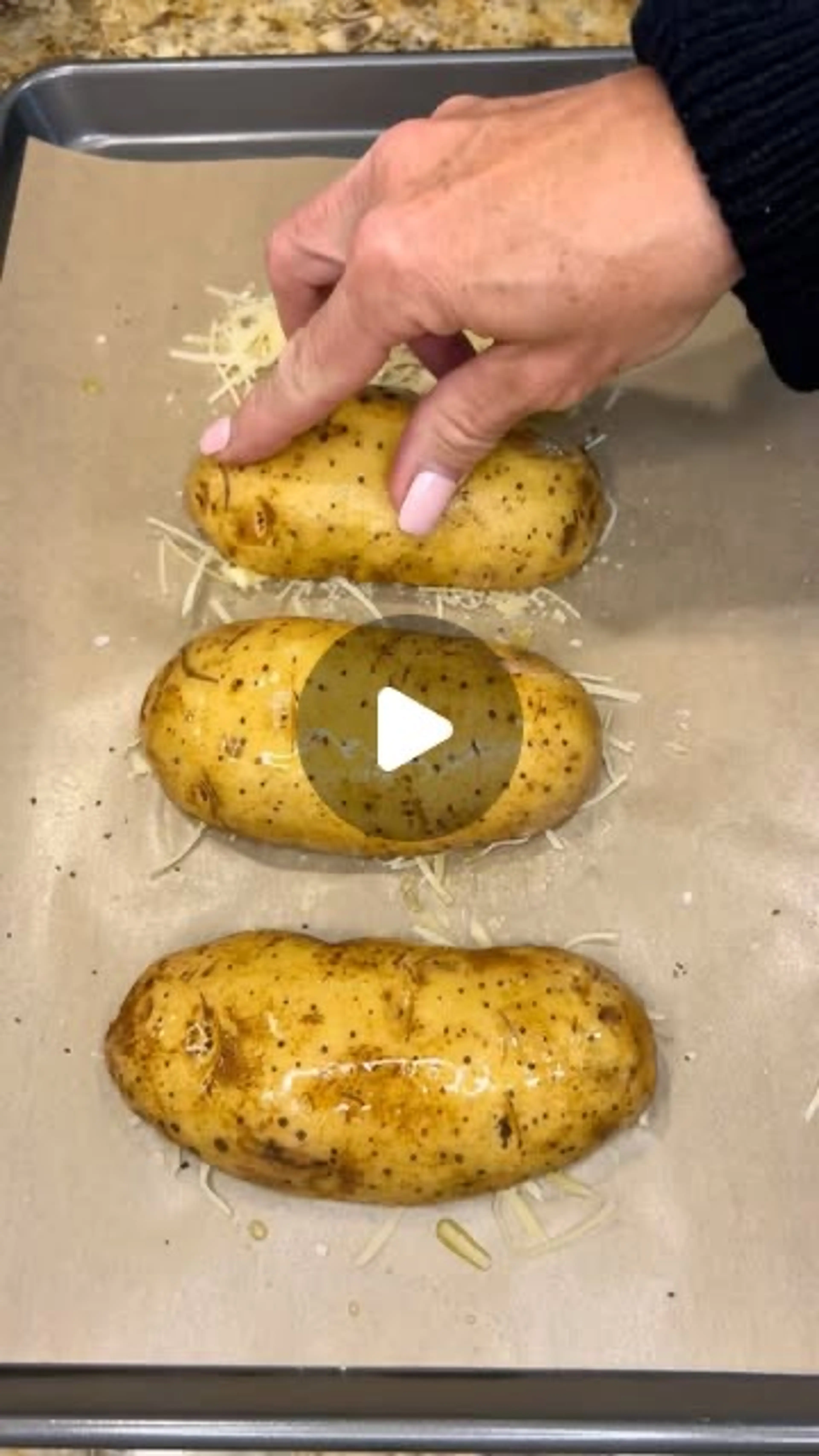 Crispy Baked Potato Halves