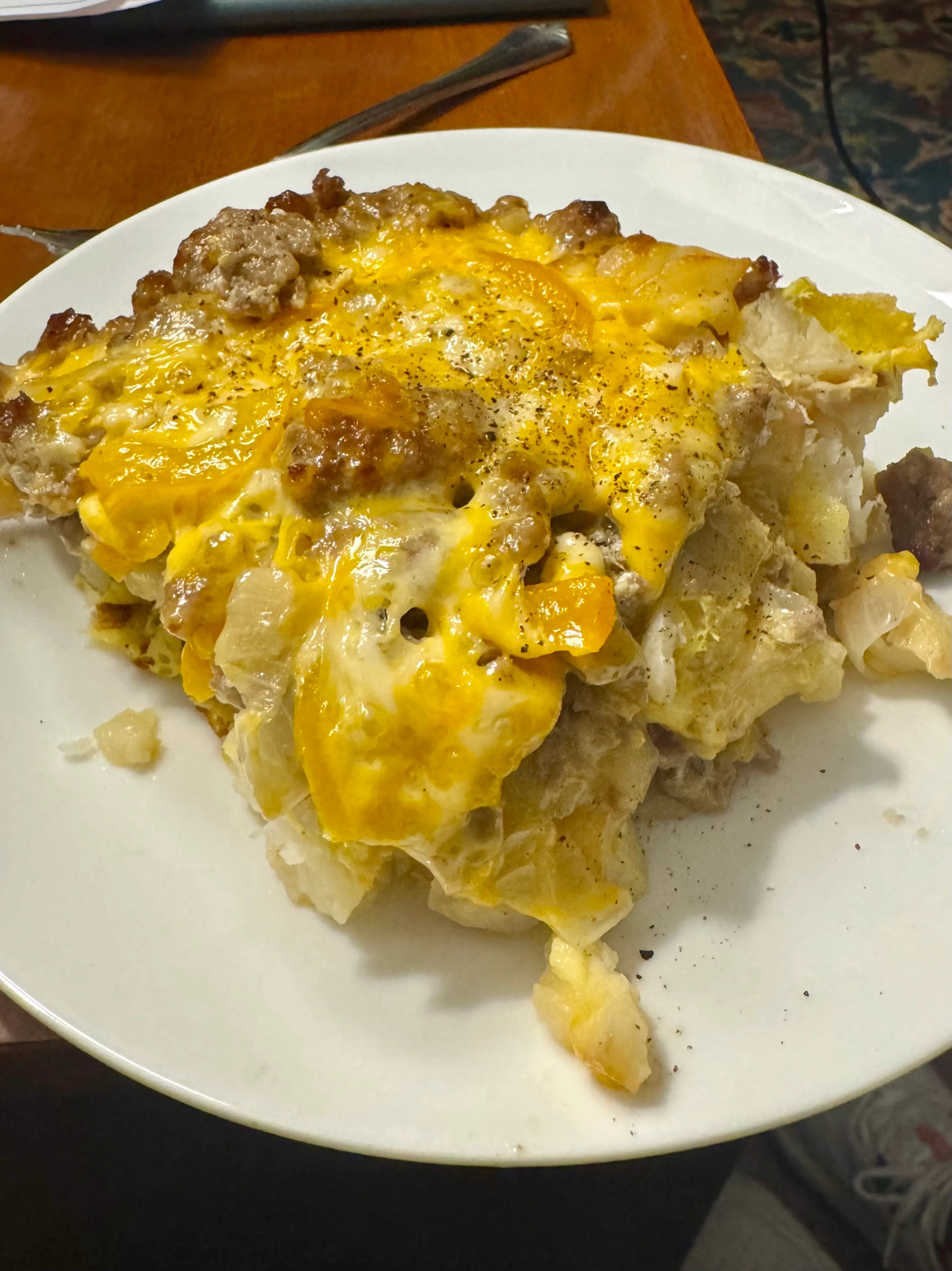 Best Breakfast Casserole (Hash Browns & Eggs)