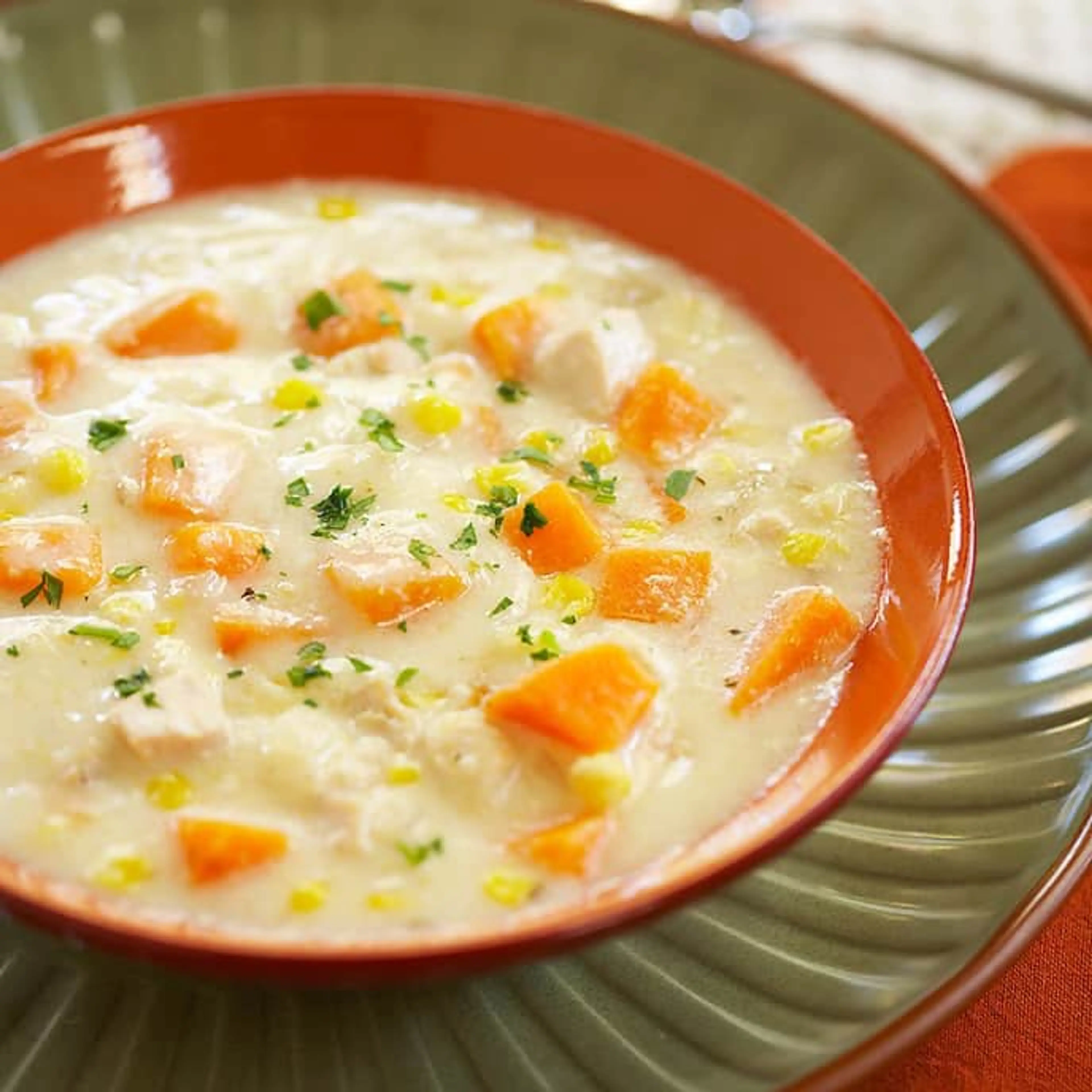 Chicken & Corn Chowder With Sweet Potatoes (ATK)