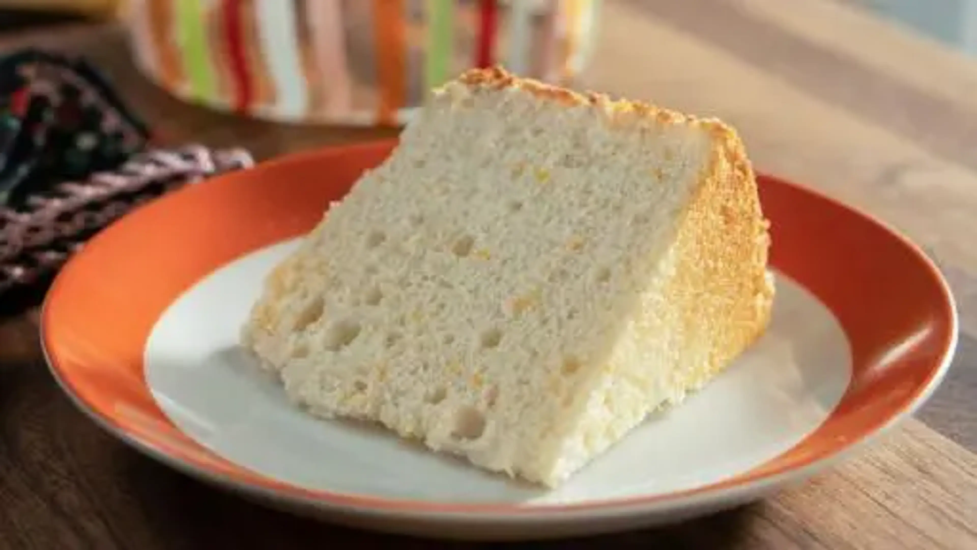 Orange Angel Food Cake