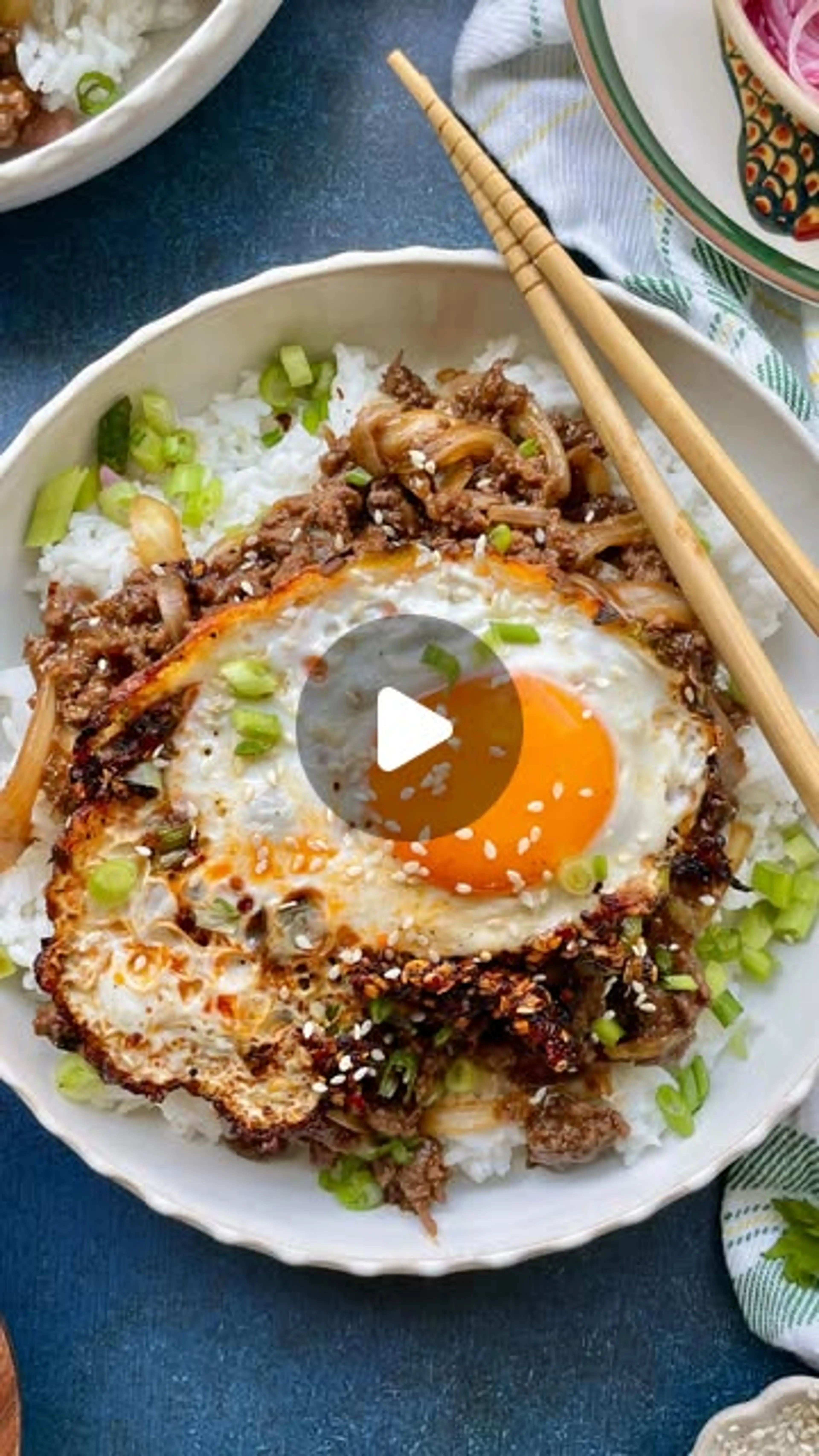 Beef, Egg & Rice