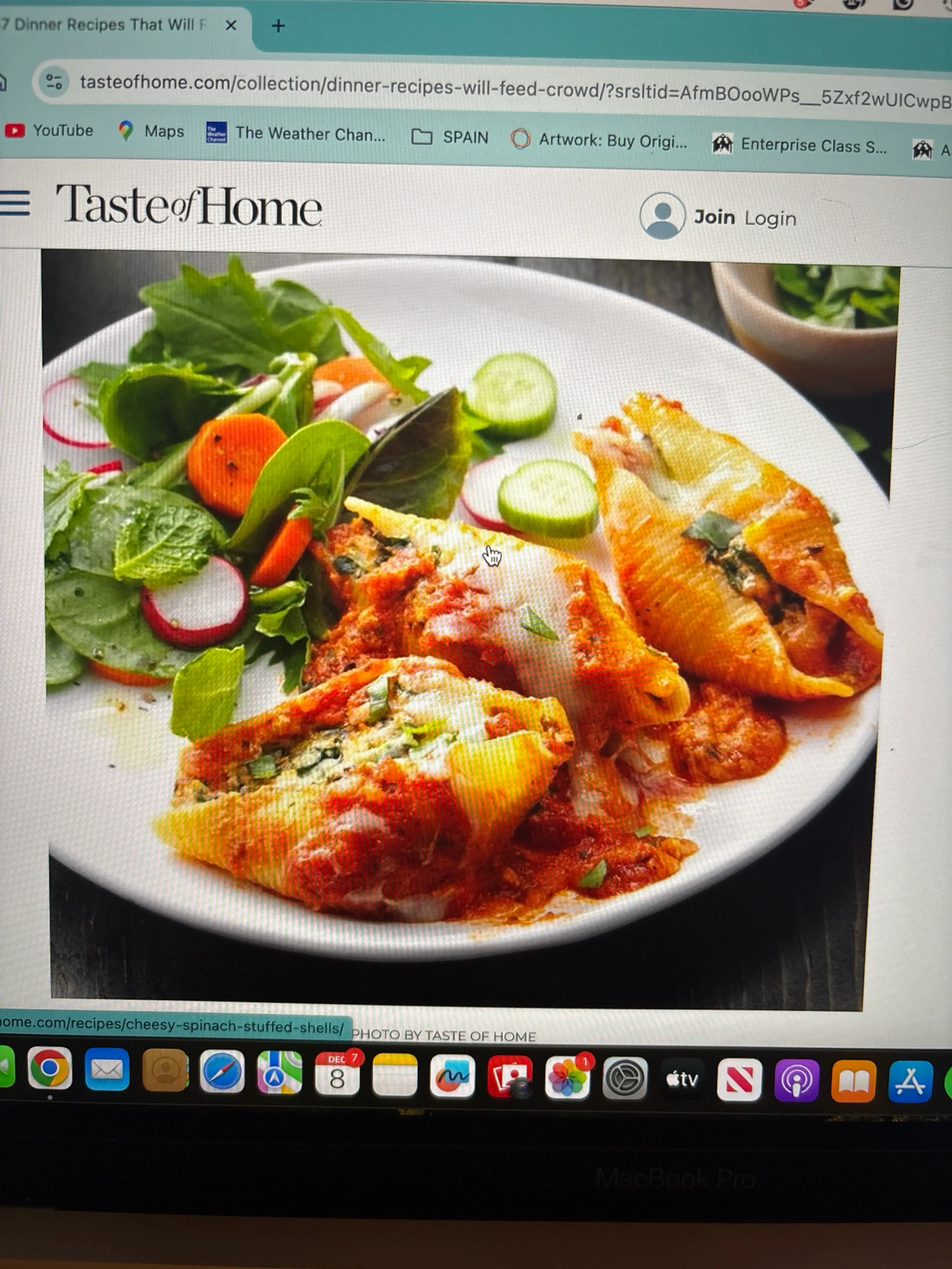 Bake Stuffed Pasta Shells