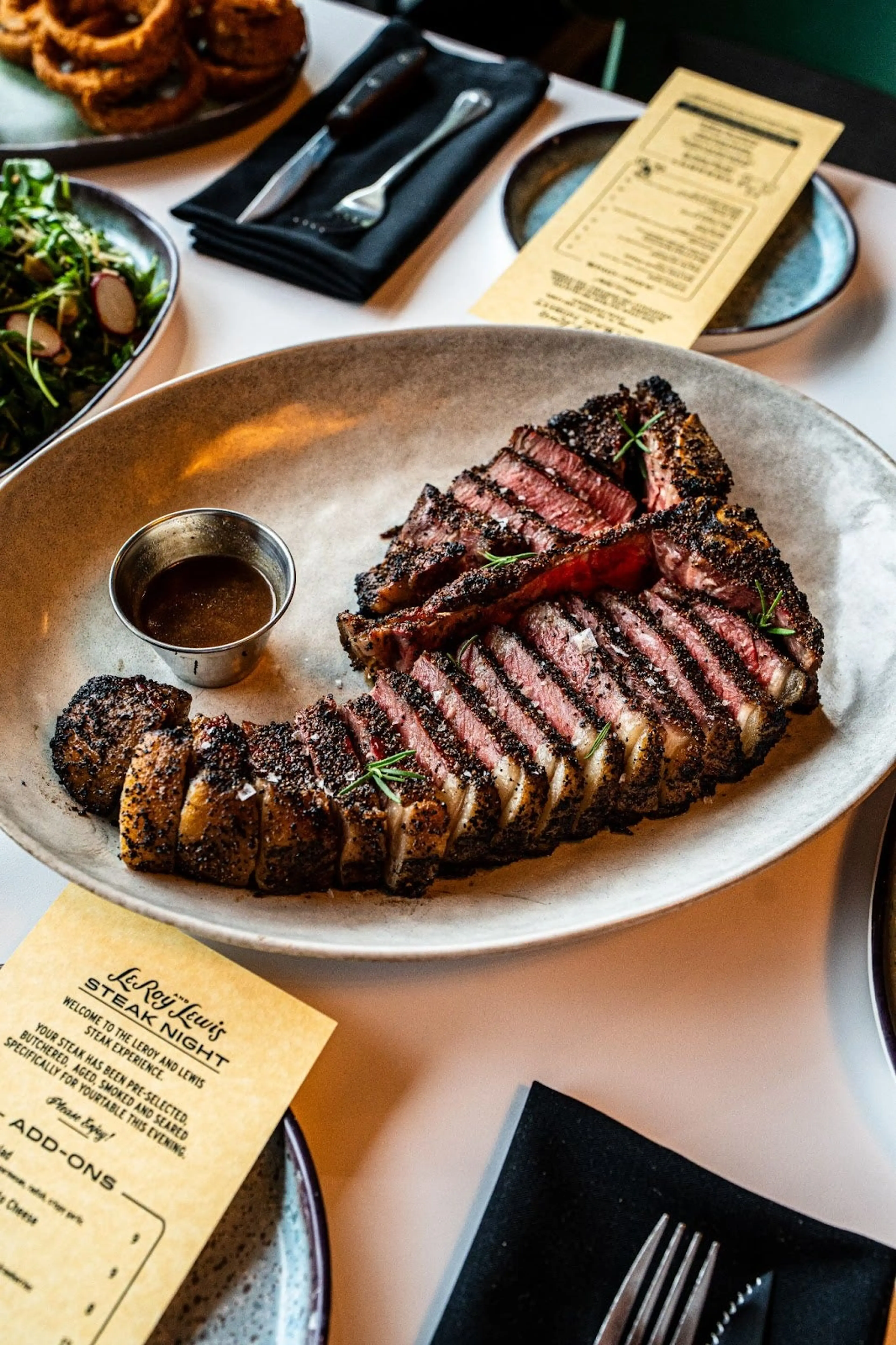 Smoked and Grilled Steak by Evan LeRoy