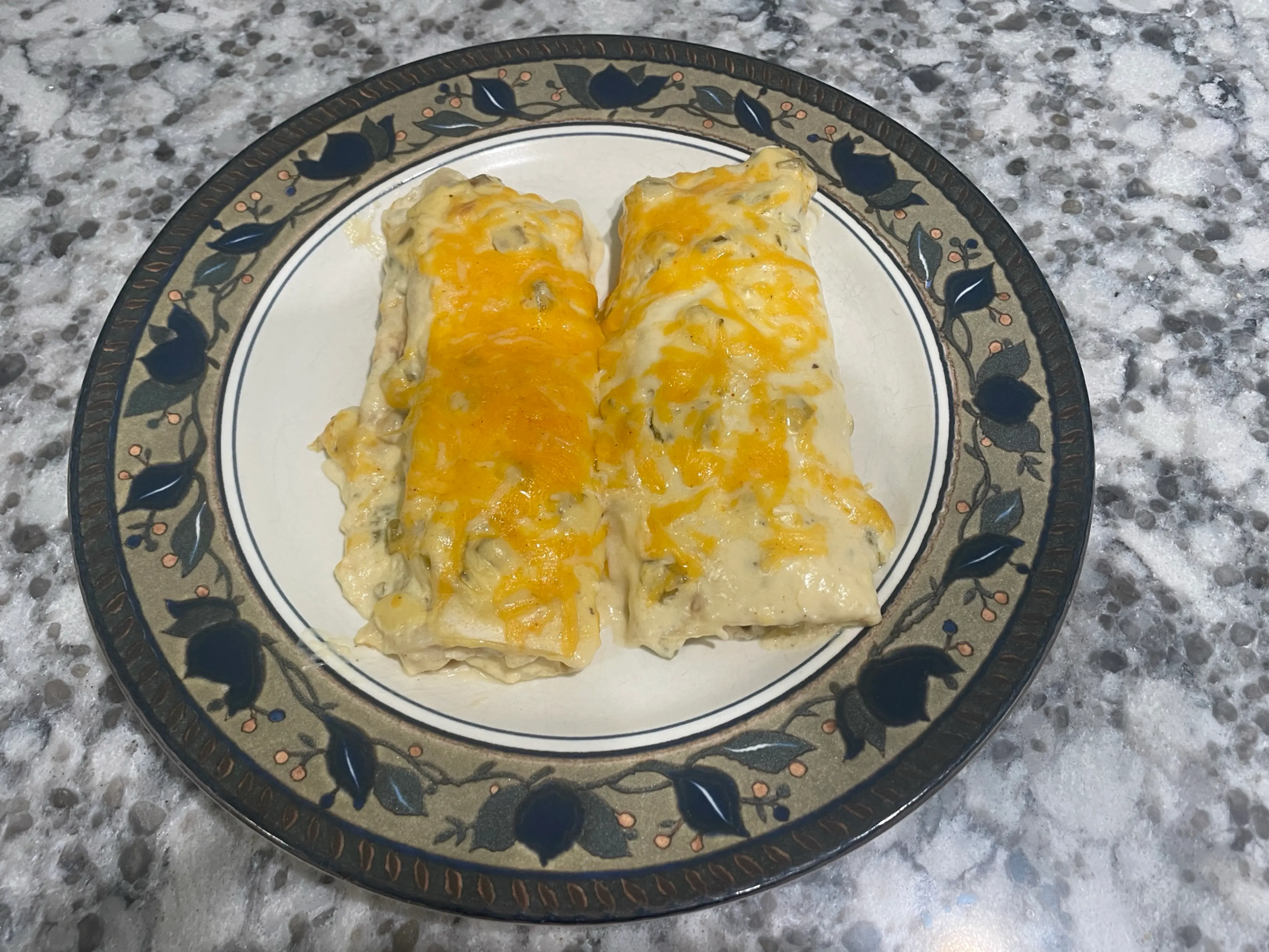 Creamy Chicken Enchiladas