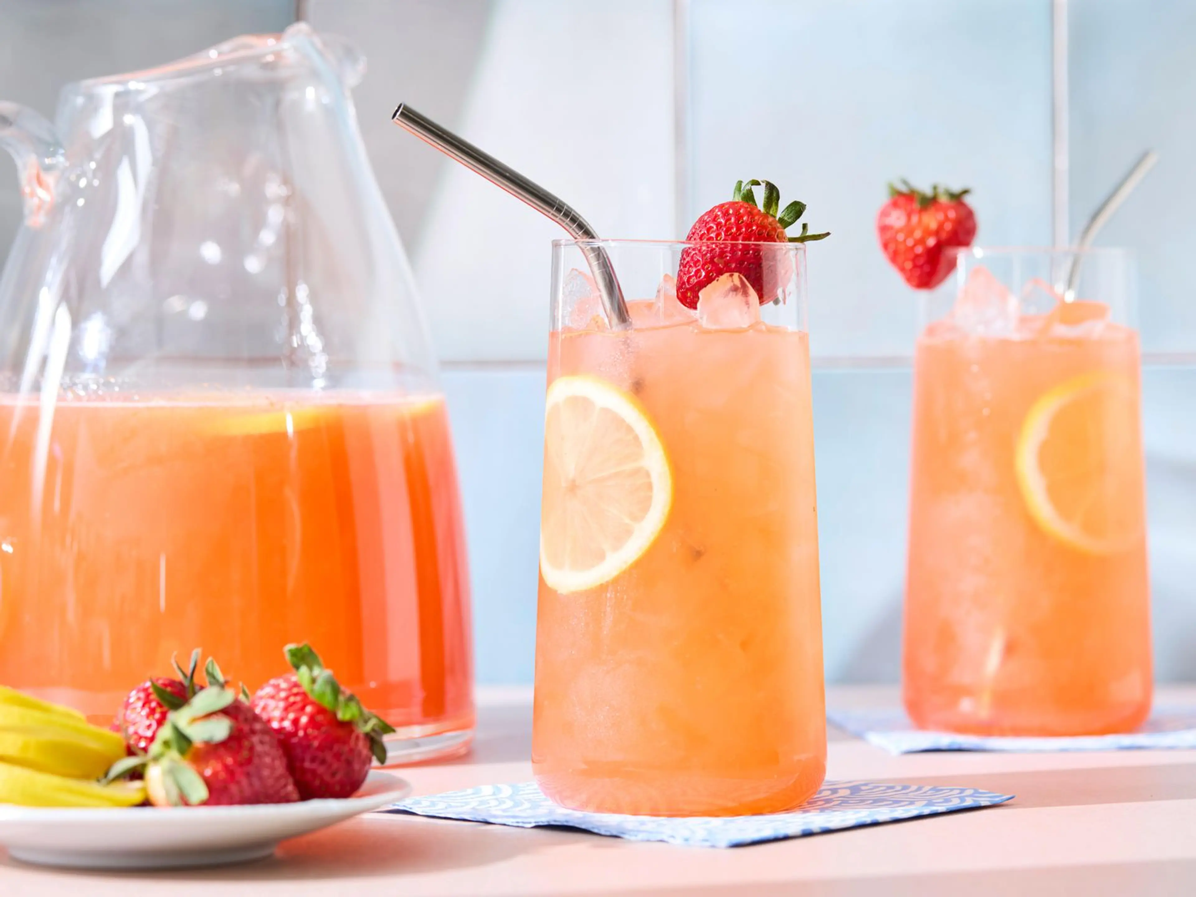 All Natural Strawberry Lemonade